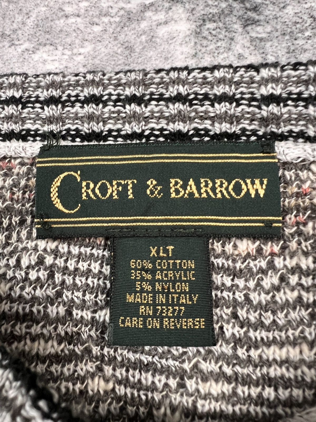 Coogi × Croft & Barrow × Vintage Vintage 90s Croft & Barrow Abstract Pattern Sweater XLT Size US XL / EU 56 / 4 - 4 Thumbnail