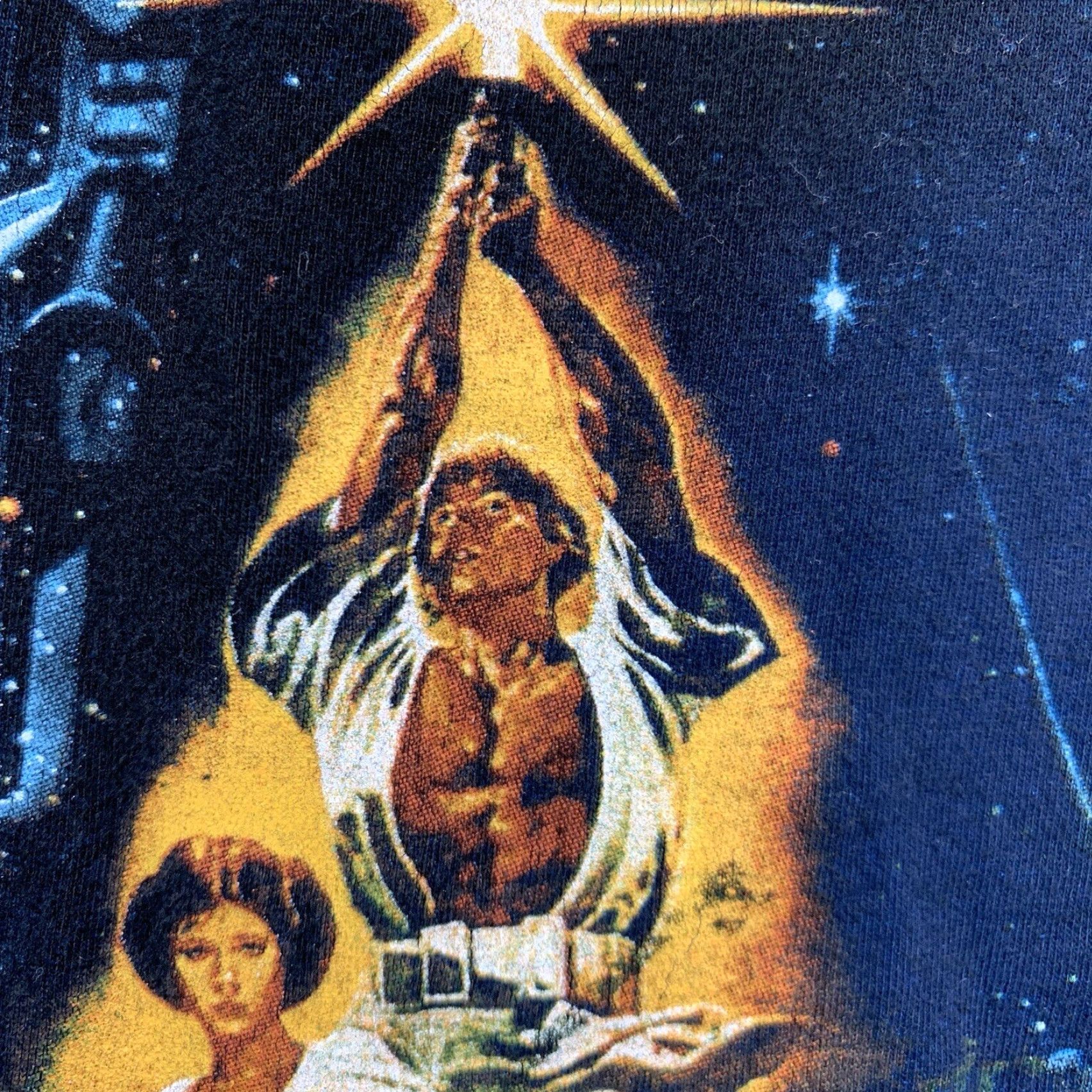 Star Wars Star Wars Comic Book Art T-Shirt Unisex Adult Large Black Graphic Print Vader Luke Leia Size US L / EU 52-54 / 3 - 6 Thumbnail