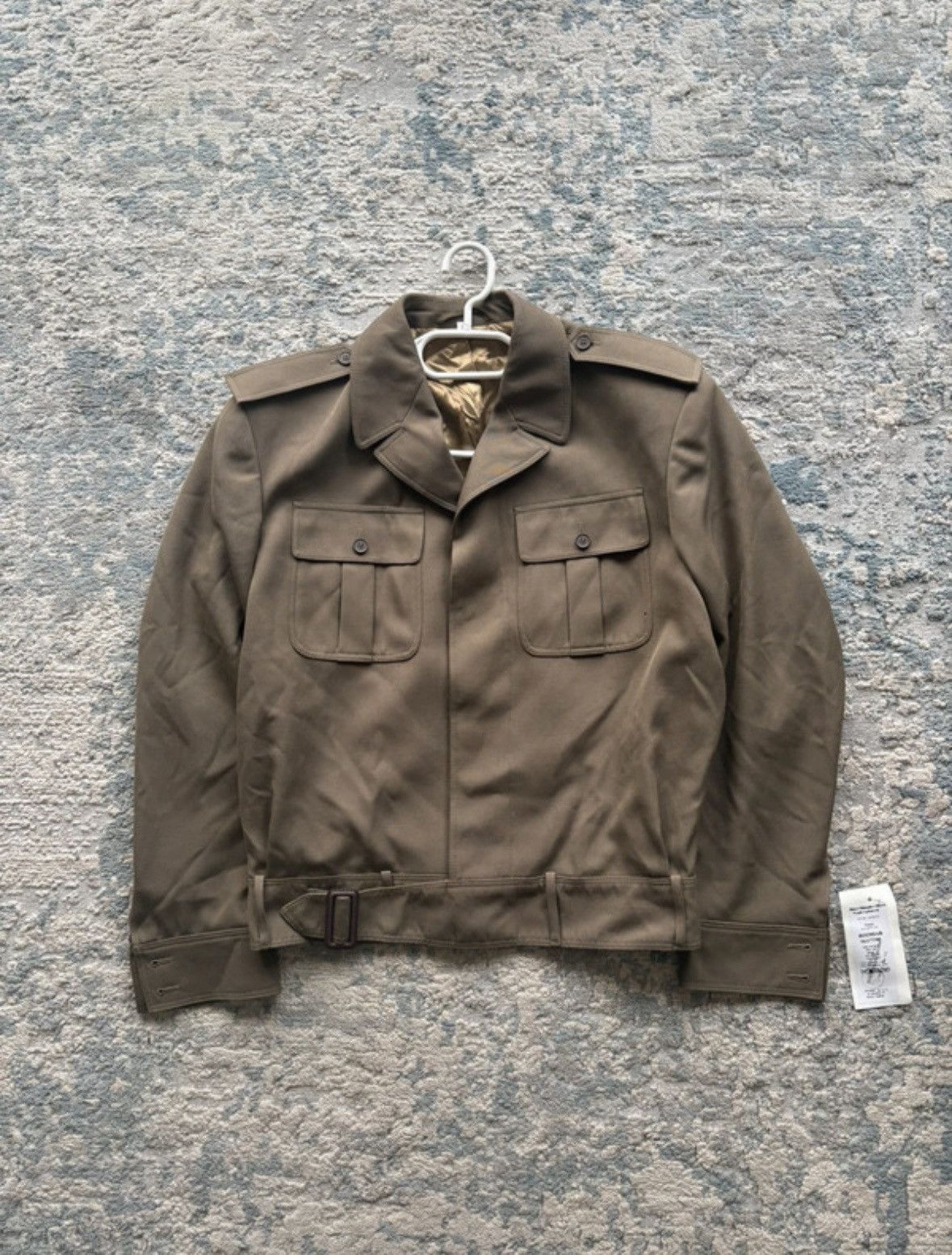 Other BOXY Vintage Military Jacket Cropped 90s Polizei Size US S / EU 44-46 / 1 - 2 Thumbnail