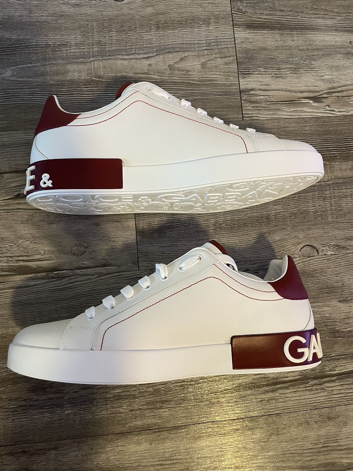 Dolce & Gabbana Dolce & Gabbana CS1760 Red/White Size US 12 / EU 45 - 3 Thumbnail