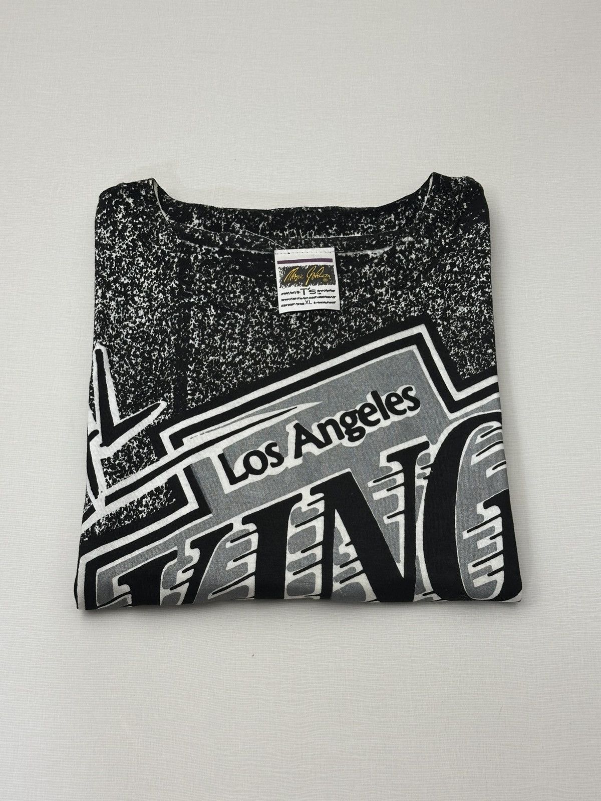 NHL Deadstock Vintage 90s LA Kings AOP Magic Johnson T’s AMW XXL Size US XXL / EU 58 / 5 - 20 Thumbnail