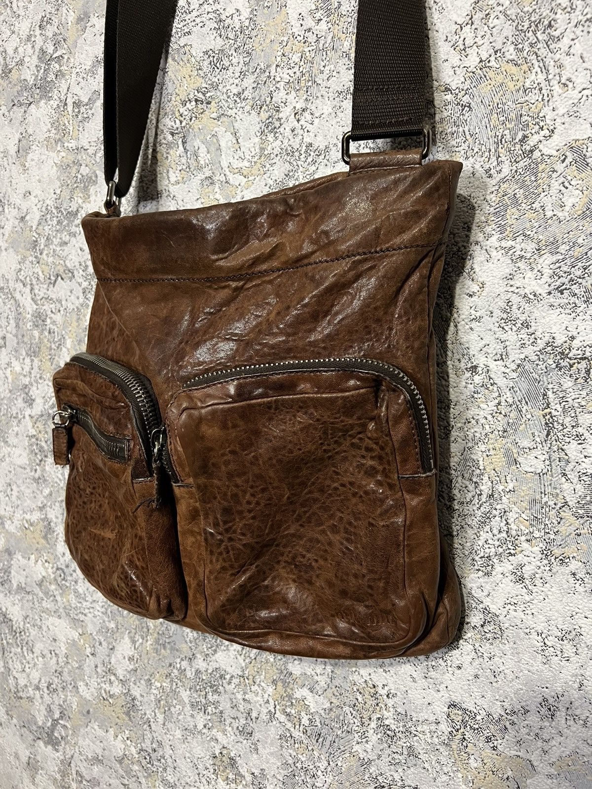 Miu Miu Vintage Miu Miu Crossbody Leather Bag Rare Size ONE SIZE - 6 Thumbnail