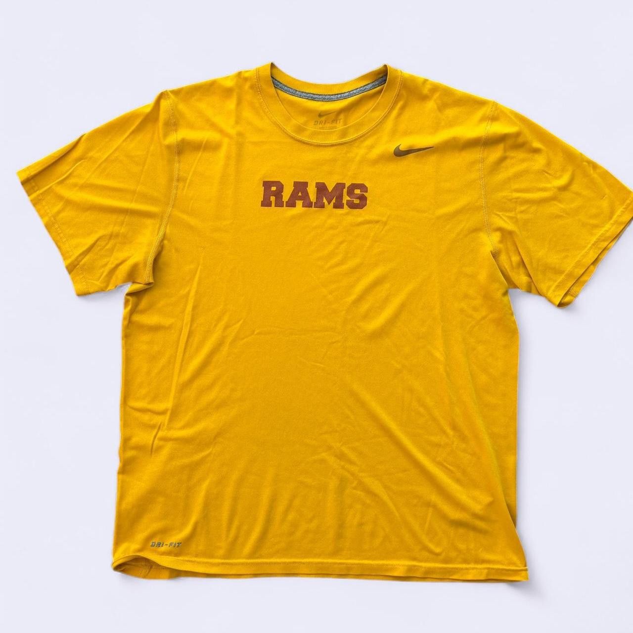 Nike Nike Men's yellow gold T-shirts Size US L / EU 52-54 / 3 - 1 Thumbnail