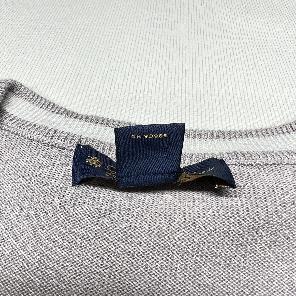 Brooks Brothers Brooks Brothers Sweater Grey V-Neck Pullover Supima Cotton Size US M / EU 48-50 / 2 - 4 Thumbnail