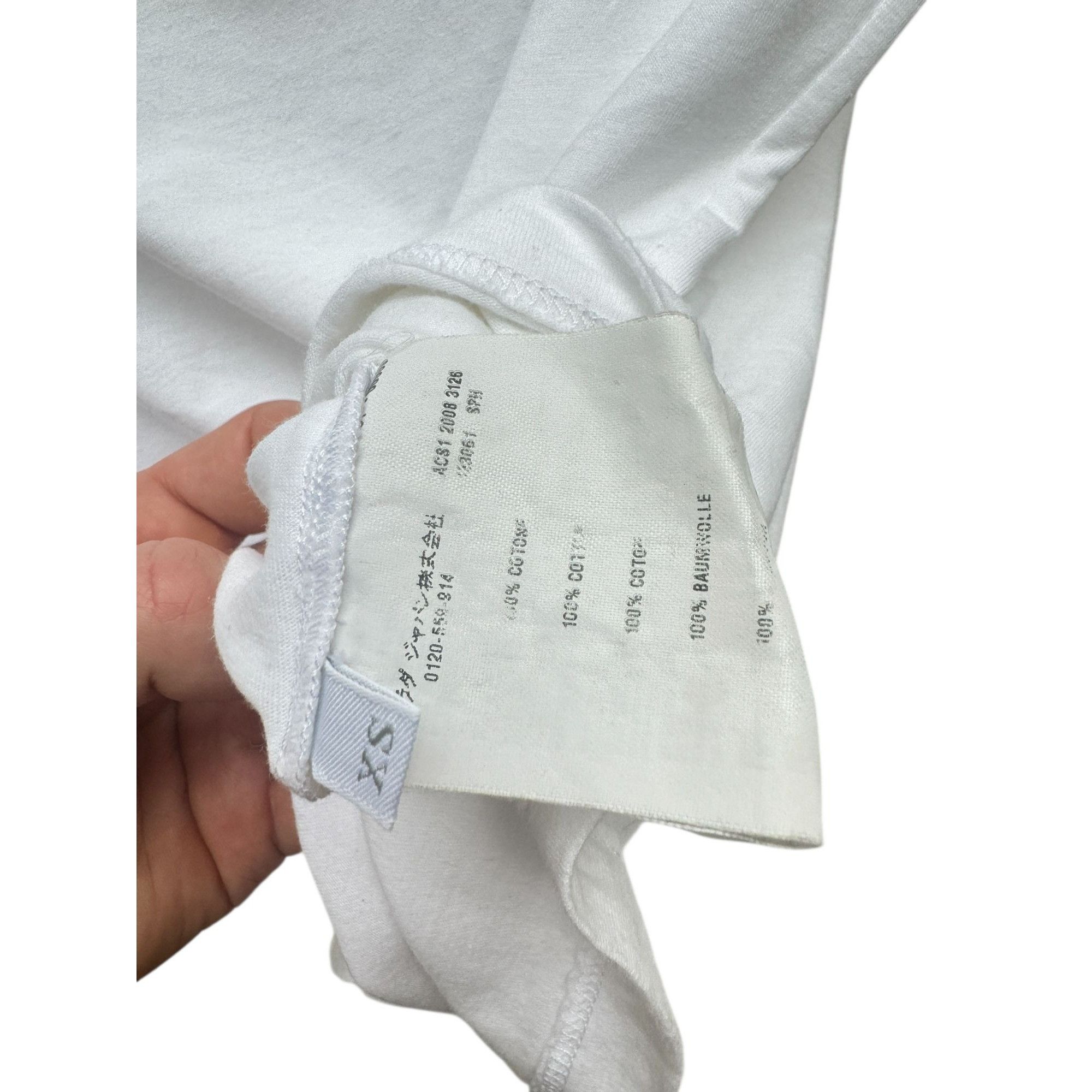 Prada White Cotton Top Size XS / US 0-2 / IT 36-38 - 3 Thumbnail