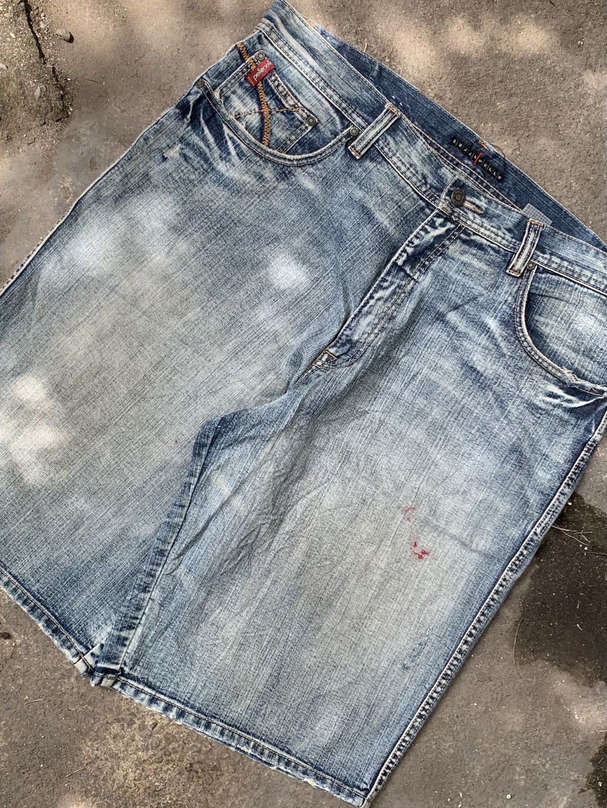 Pelle Pelle × Vintage Vintage pellepelle jeans shorts Size US 42 / EU 58 - 6 Thumbnail