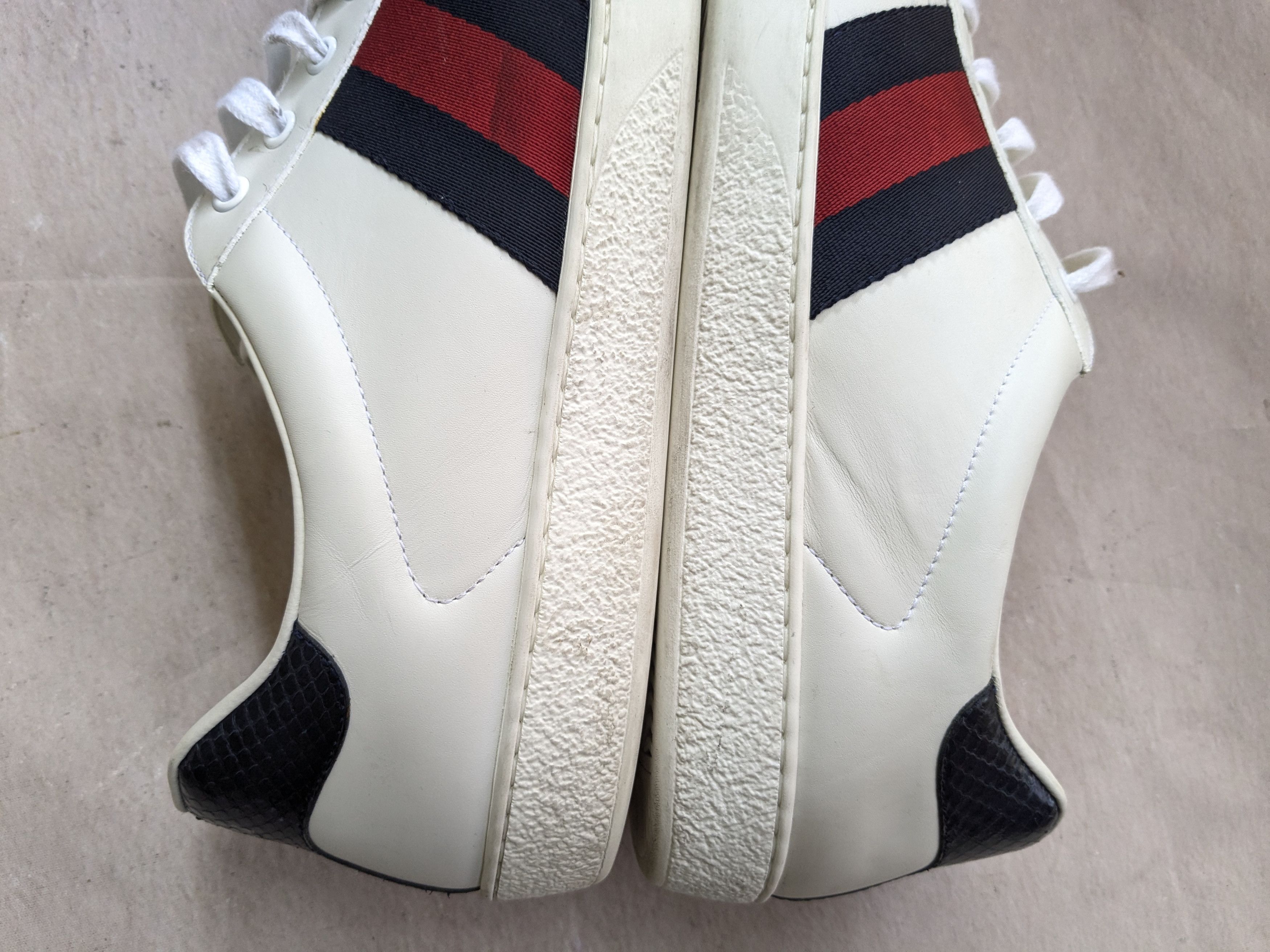 Gucci Gucci Ace Sneakers White 13.5 White Low Tops 386750 Size US 13 / EU 46 - 11 Thumbnail
