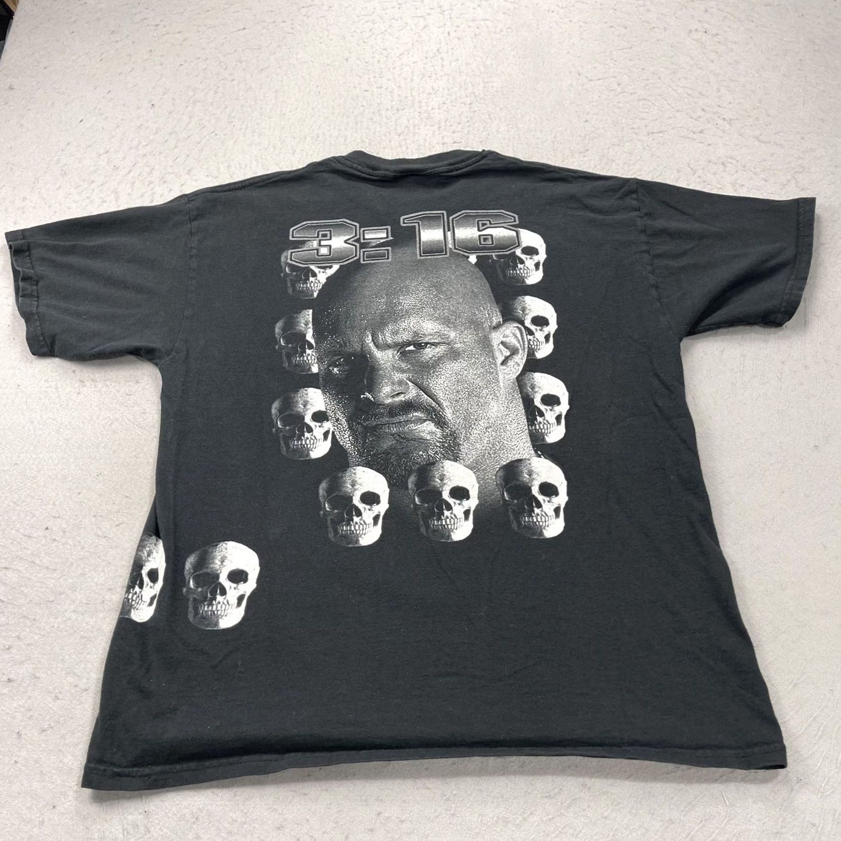 Vintage VINTAGE TNT Stone Cold Steve Austin Shirts Mens XL Wrestling WWE WWF Skull 3:16 2000 Shirt XS XL? Size US XL / EU 56 / 4 - 7 Thumbnail