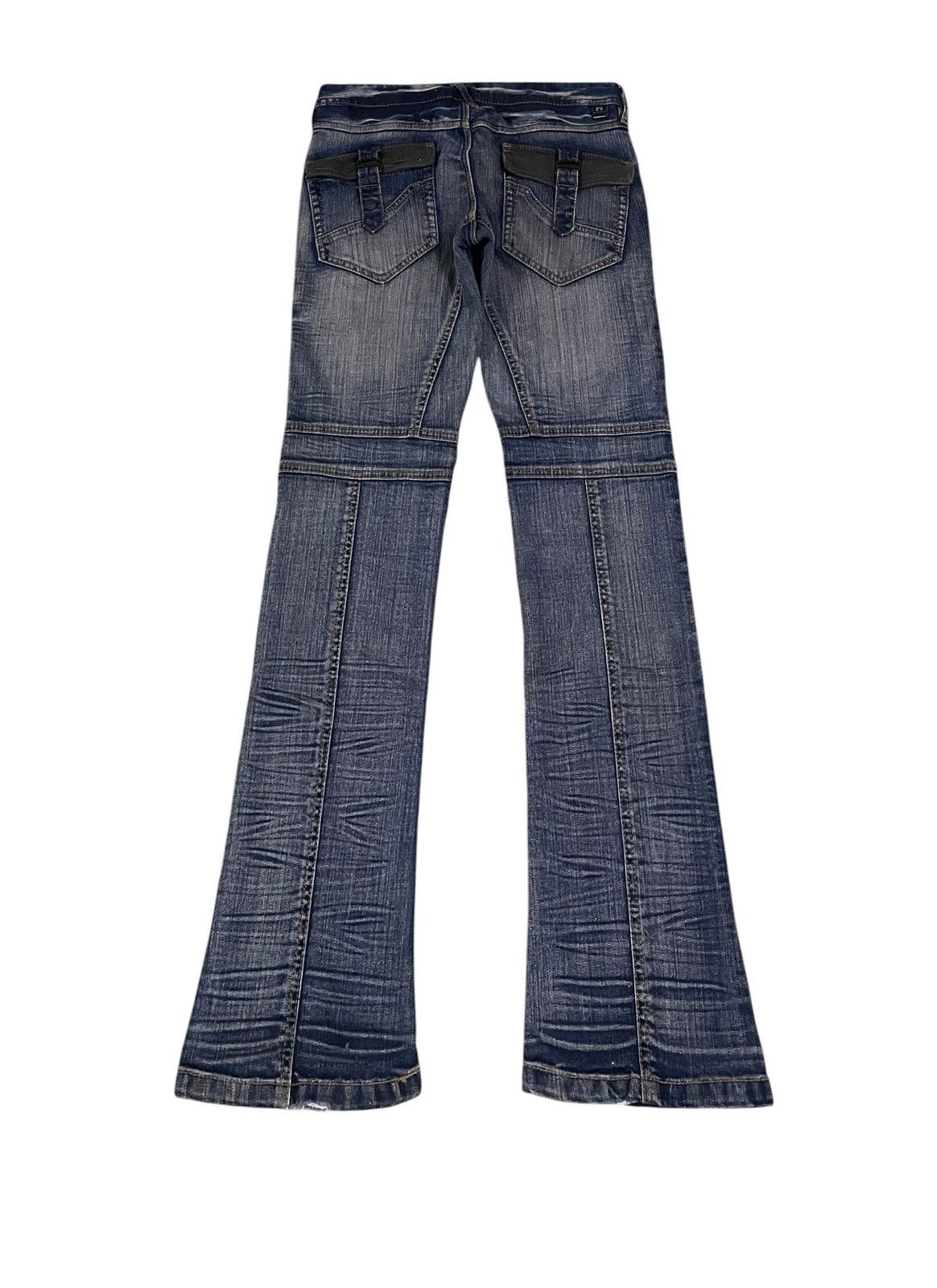HIDEAWAYS Rare Vintage Japanese Brand Hideaways Flared Jeans 2000s Size US 30 / EU 46 - 2 Thumbnail