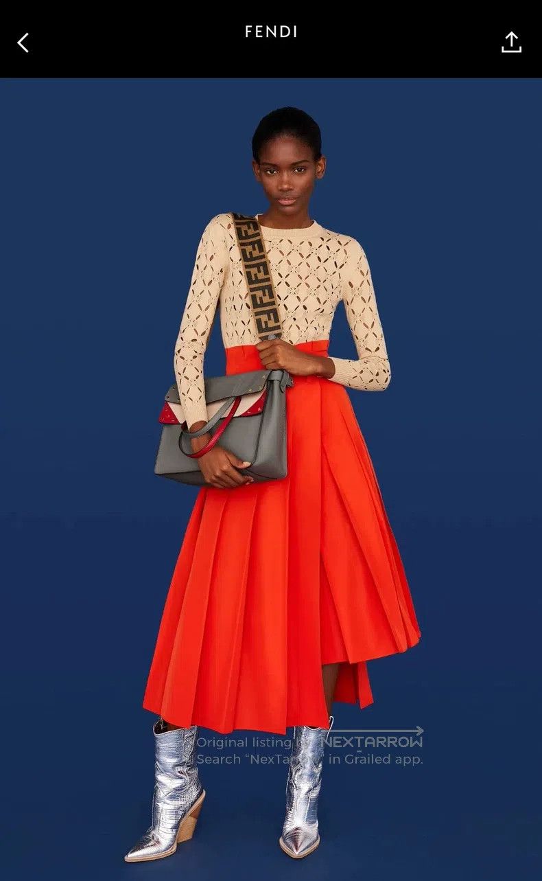 Fendi Fendi Show model super large skirt pleated skirt Size 27" / US 4 / IT 40 - 7 Thumbnail