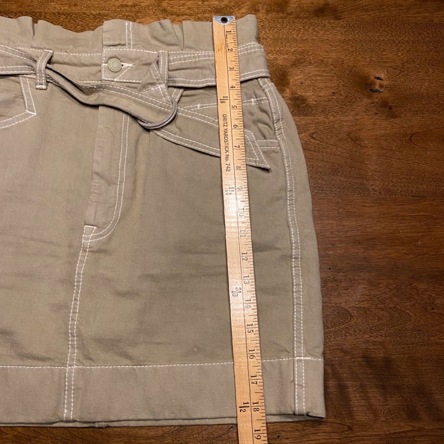 Zimmermann VINTAGE Zimmermann Skirt Womens 2 Brown Belted Shorts 18.5" Length Pockets Logo'ed Size 25" / US 0 / IT 36 - 6 Thumbnail