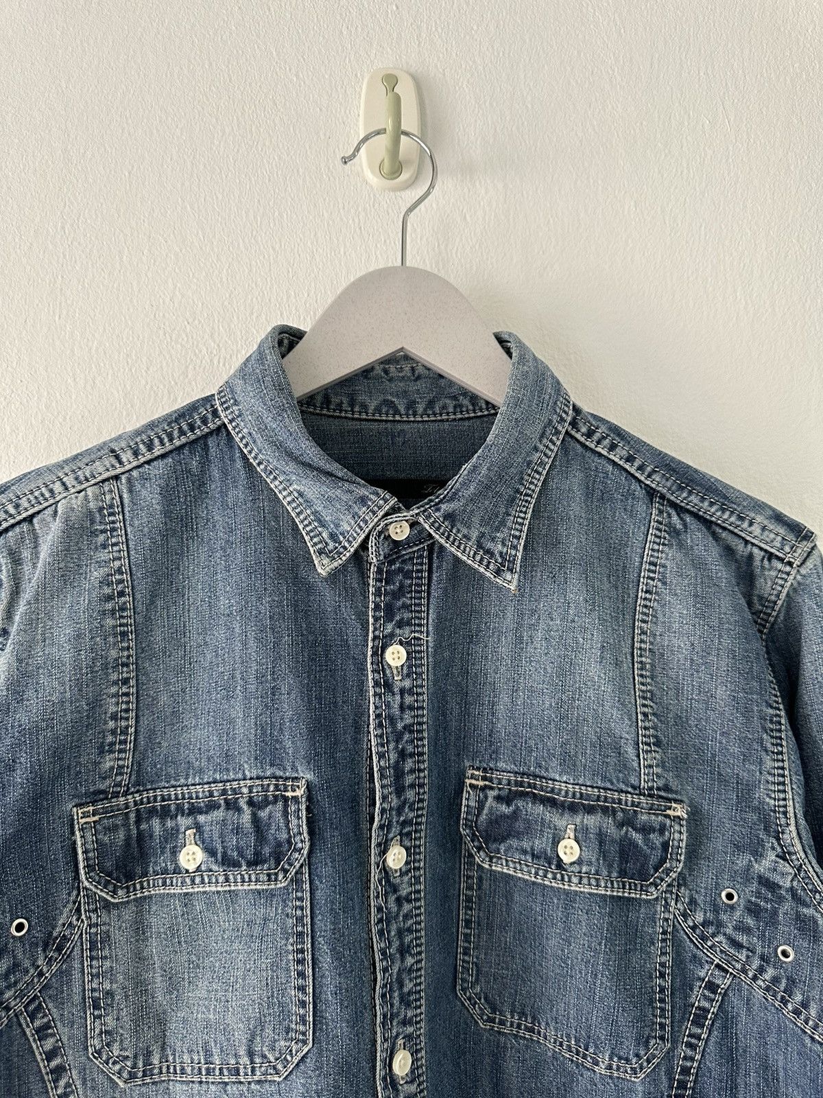 Kiminori Morishita × Tete Homme Archive Tete Homme denim shirt Size US M / EU 48-50 / 2 - 14 Thumbnail
