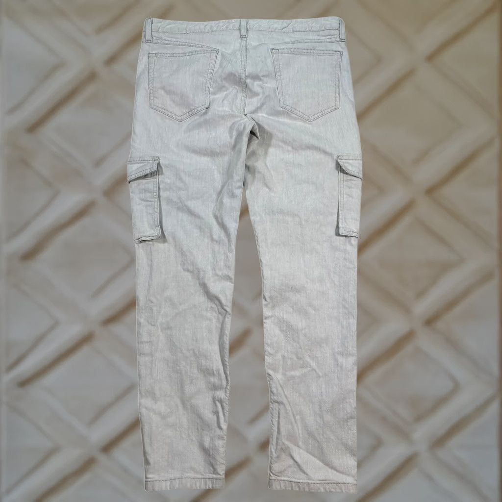 Theory Theory Women's Gray Cargo Pants Size 12 Straight Leg Cotton Blend Casual Pants Size 34" / US 12 / IT 48 - 1 Thumbnail