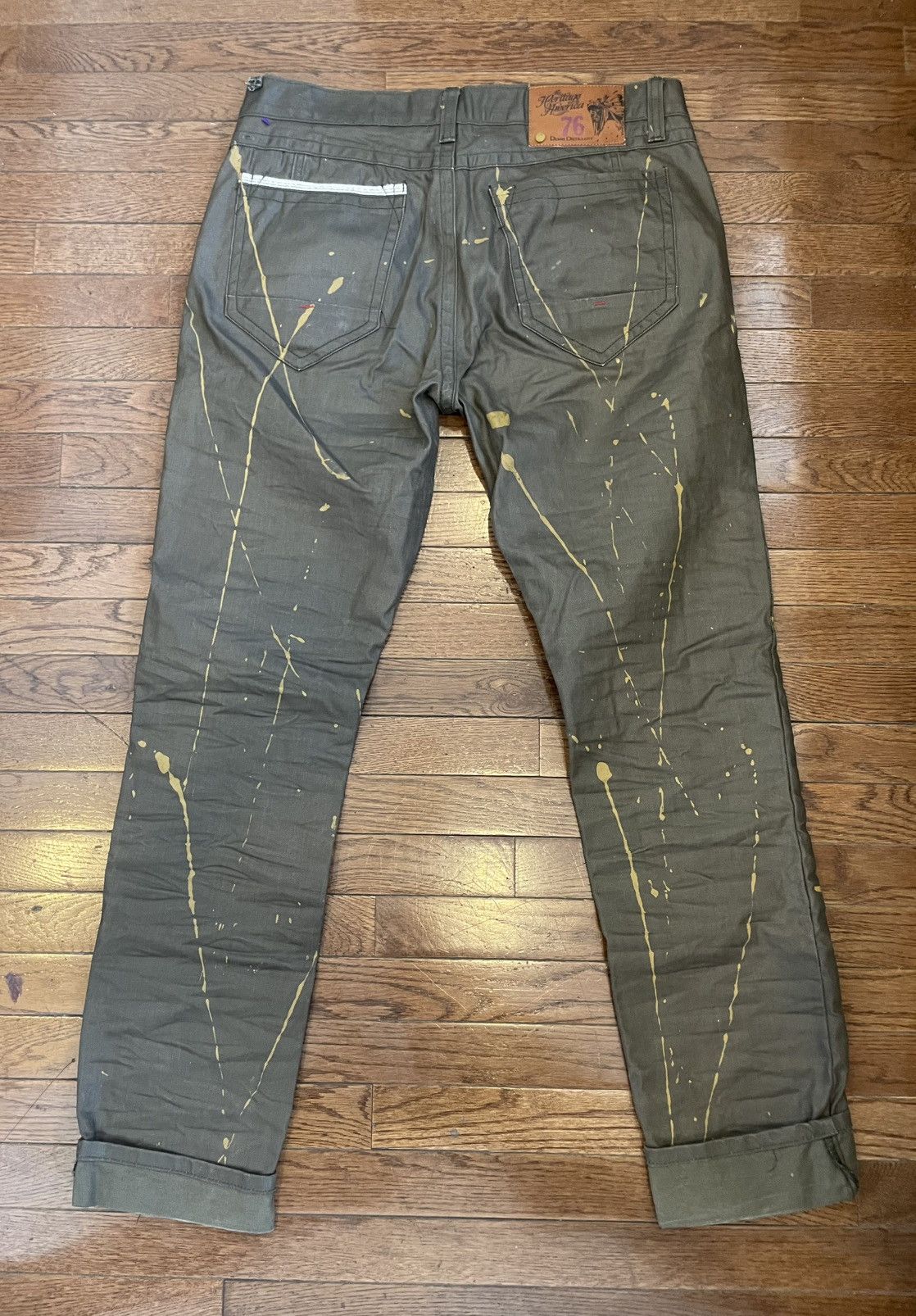 Other Mens distressed denim w/paint splatter jeans Size US 36 / EU 52 - 2 Thumbnail