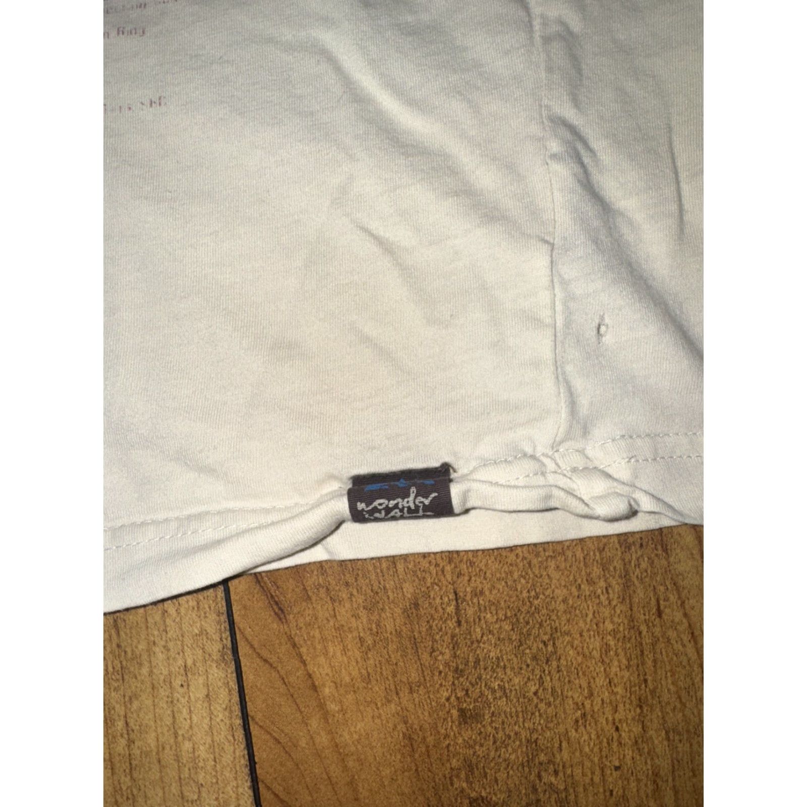 Vintage VINTAGE Wonderwall Surf Utility T-Shirt Large Men L Tan Graphic 2000s Y2K Surf Mens Size US L / EU 52-54 / 3 - 3 Thumbnail