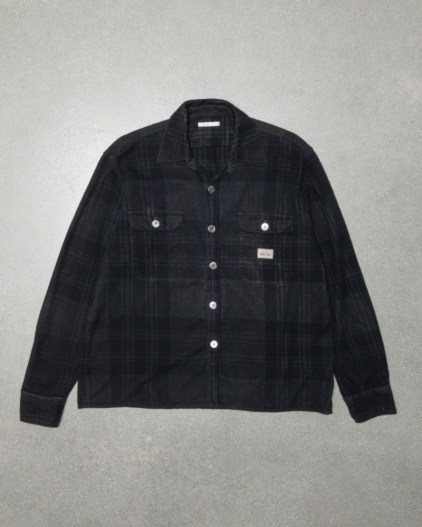 Our Legacy × Stussy Overdyed Flannel Shirt | Grailed