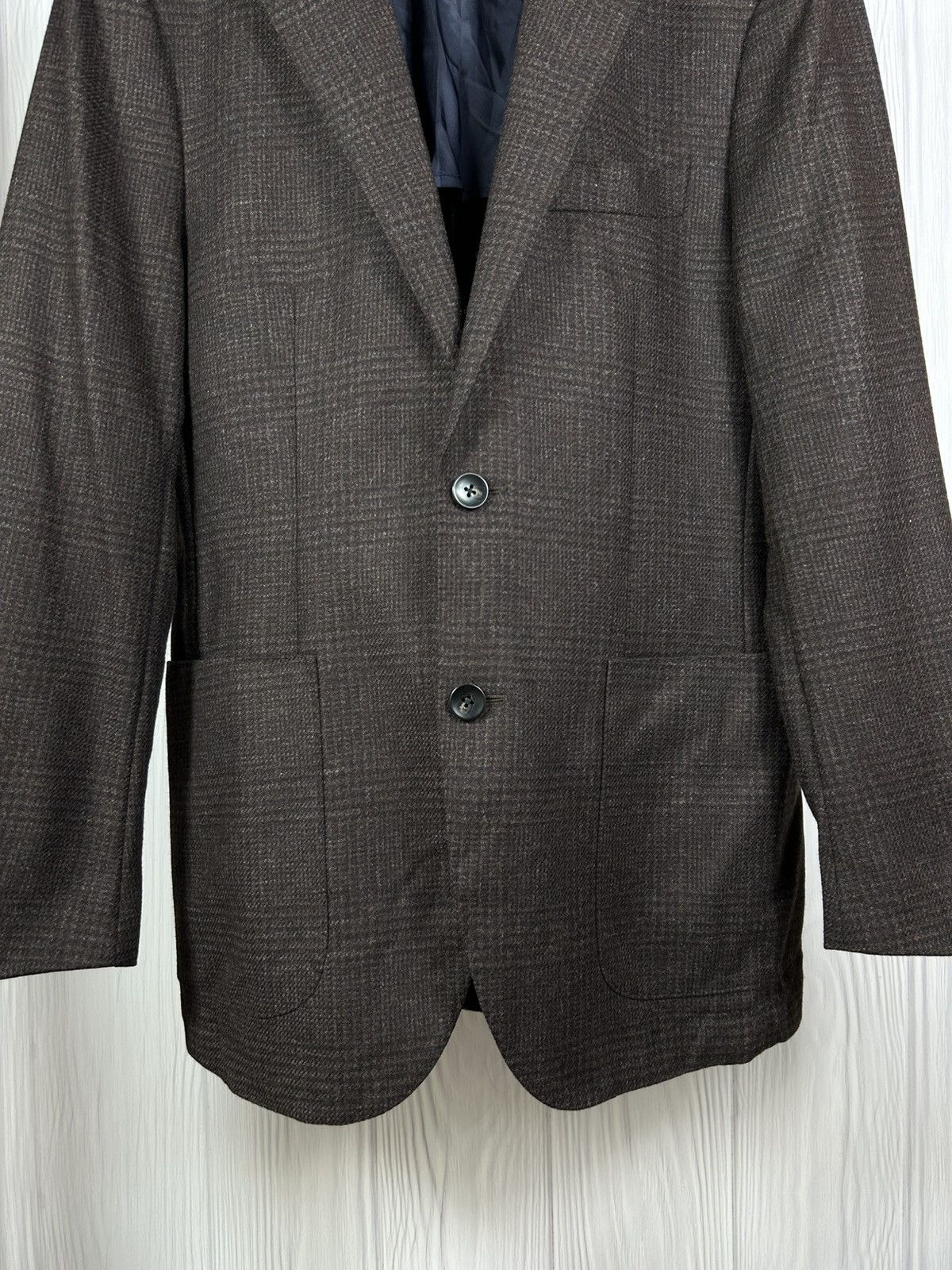Suitsupply Suitsupply Havana Patch HL Slim Wool Blazer Jacket Size 48 Size 48S - 4 Thumbnail