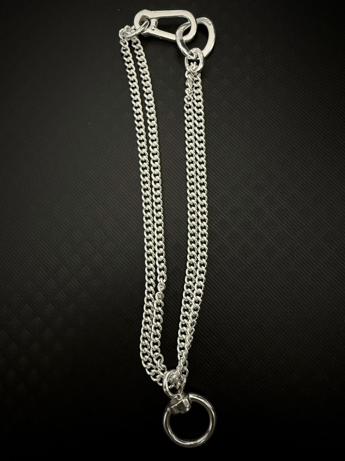 Martine Ali Flat XL Cuban Link Choker Solid Sterling Silver | Grailed