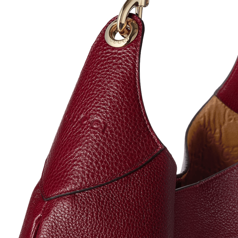 Gucci GUCCI B Large Rosso Ancora Soft Leather Shoulder Bag Size ONE SIZE - 3 Thumbnail