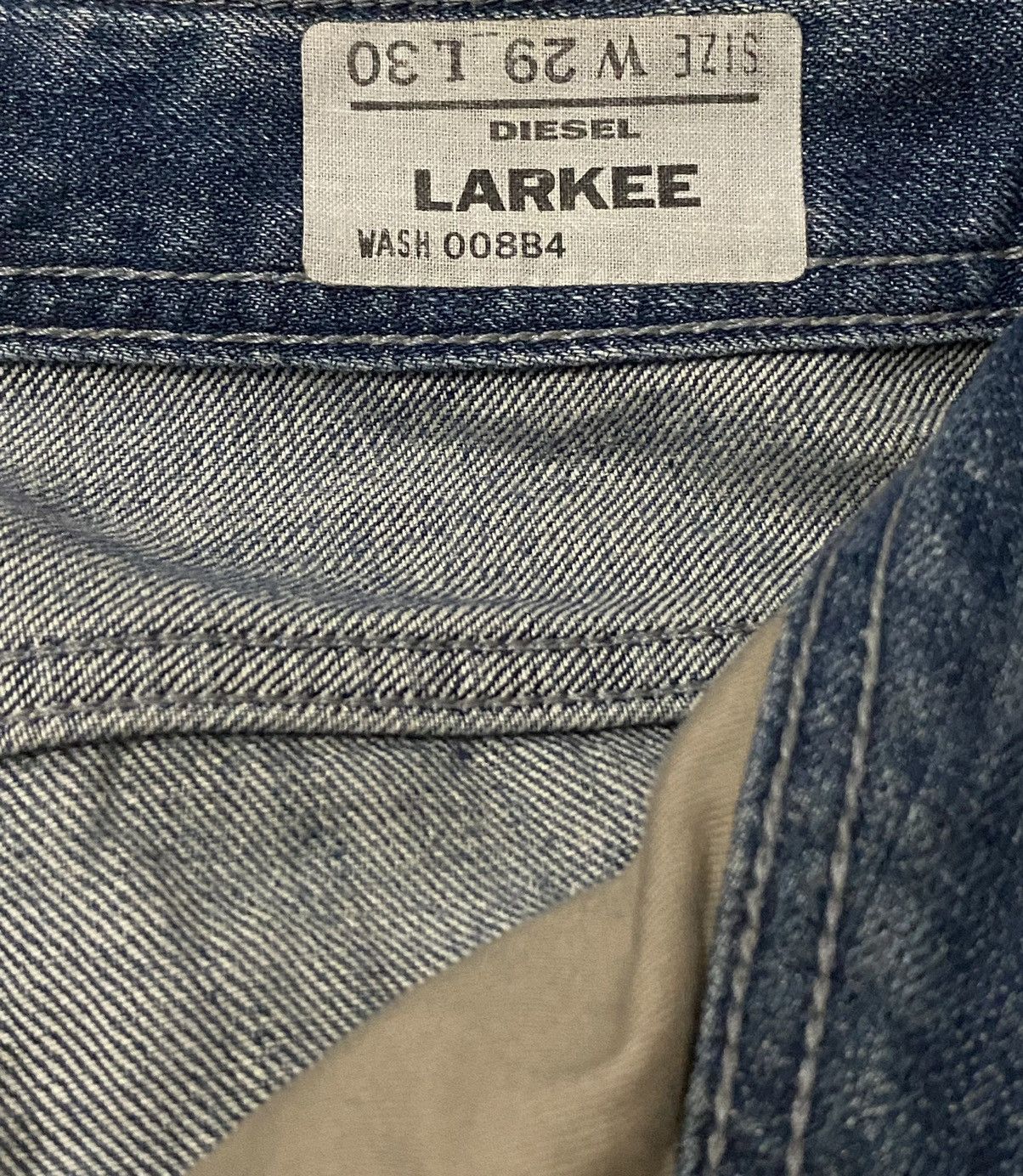 Diesel Men Diesel Industry Larkee Jean Selvedge Distressed Wash e' Size US 30 / EU 46 - 18 Thumbnail