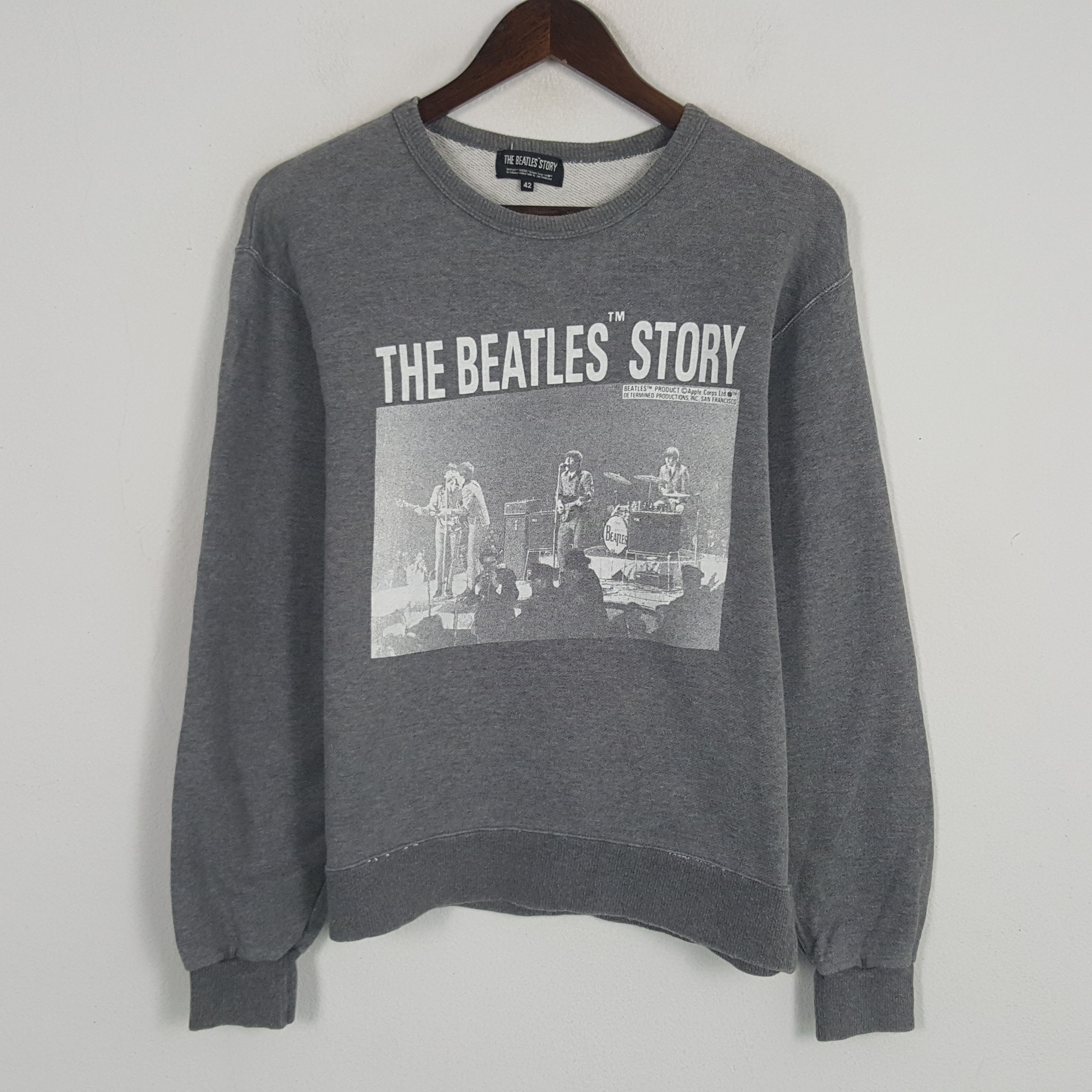 Band Tees × Vintage Vintage The Beatles Story American Rock Band Sweatshirt Size US M / EU 48-50 / 2 - 1 Thumbnail