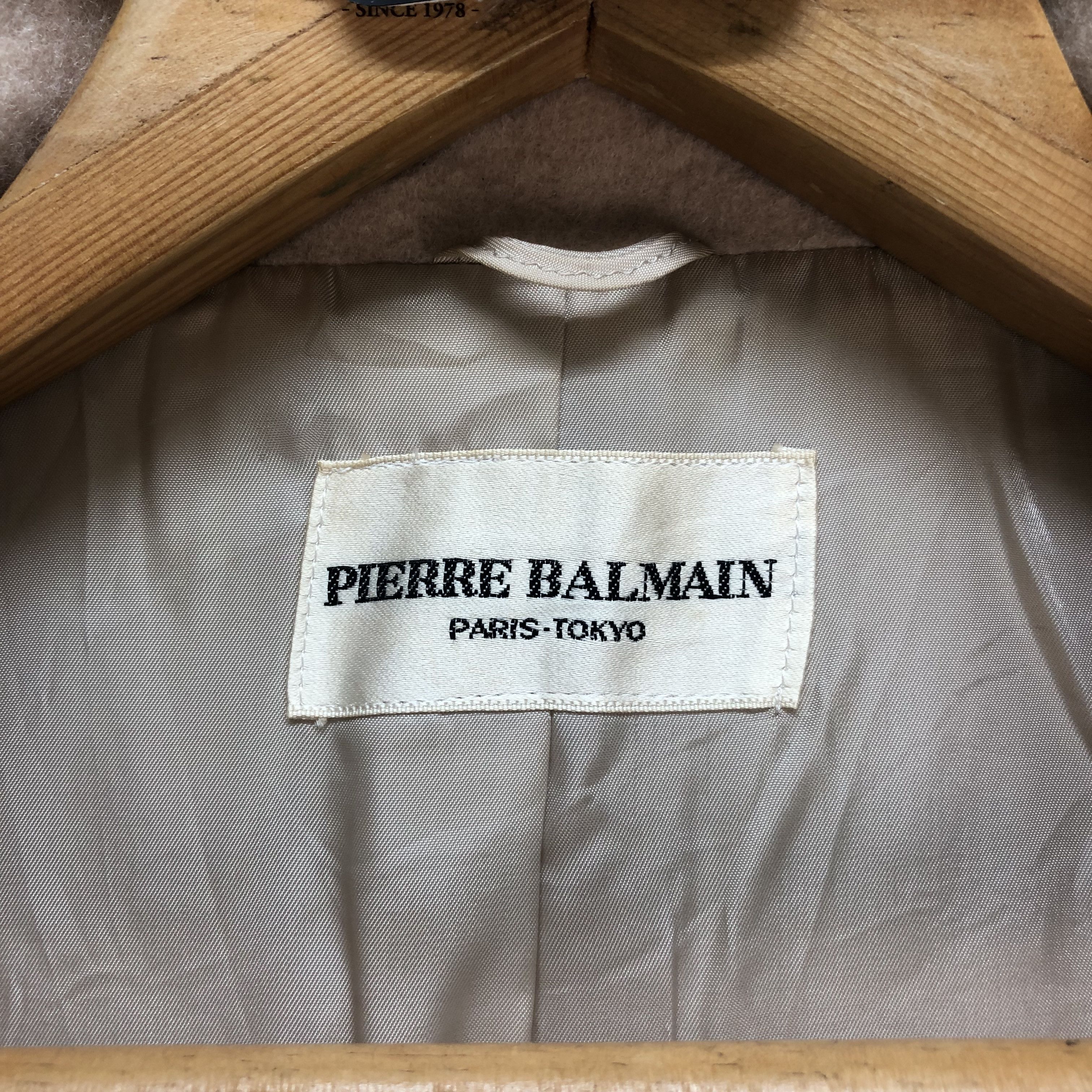 Pierre Balmain PIERRE BALMAIN PARIS-TOKYO WOOL LONG COAT #6843-87 Size S / US 4 / IT 40 - 8 Thumbnail