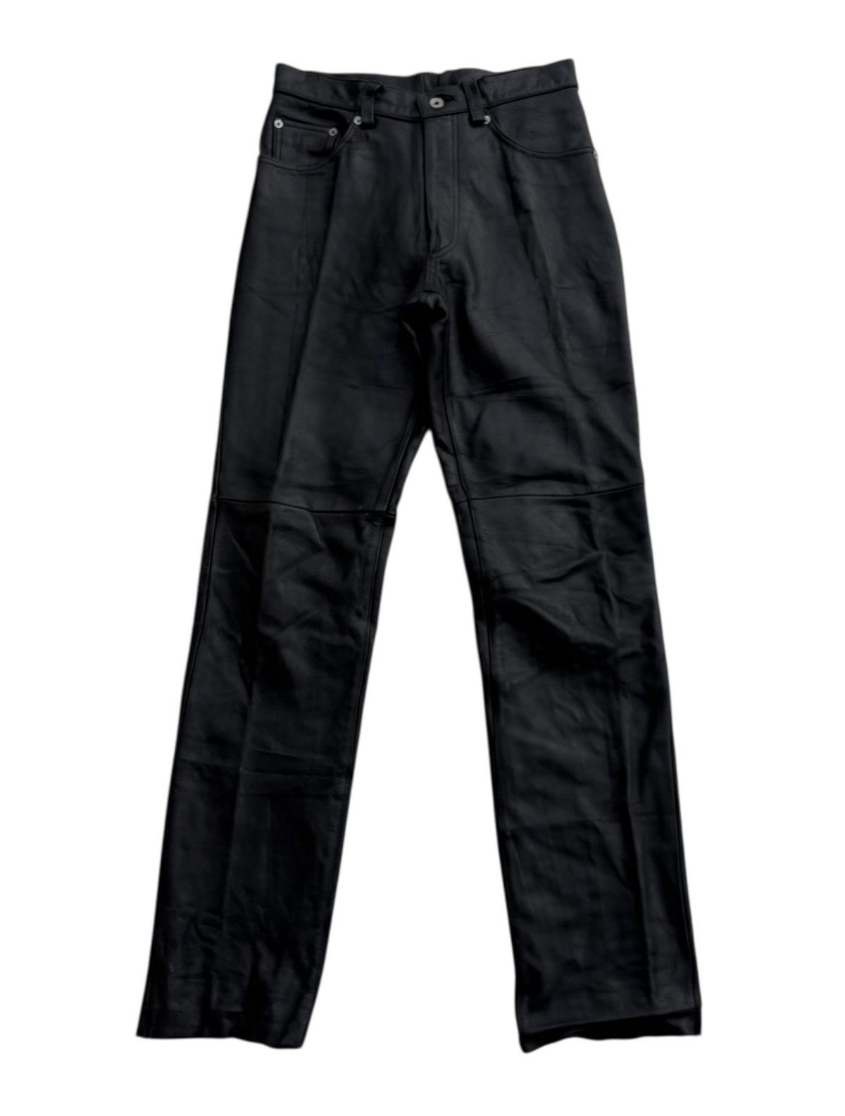 Leather GGG Pour Homme Bikers Moto Leather Pants Size US 28 / EU 44 - 1 Thumbnail