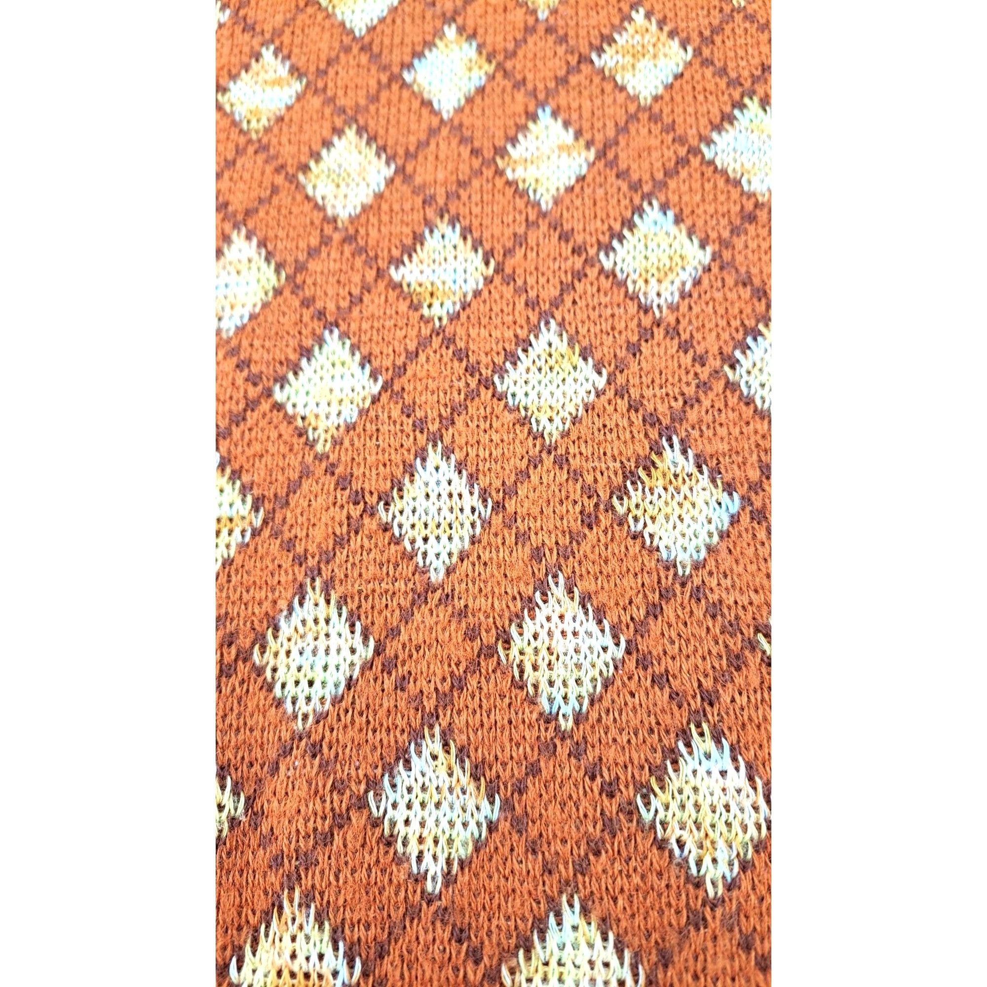 Sears Vintage Sears Kings Road Knitwear Argyle Sweater Vest Orange Size US S / EU 44-46 / 1 - 4 Thumbnail