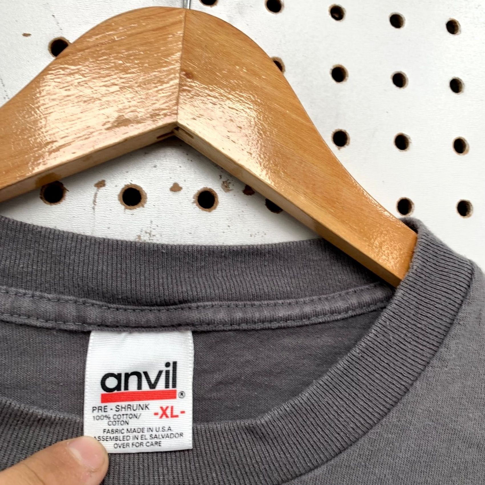 Anvil Vintage Carnegie Museum Art Shirt Mens XL Gray Graphic 90s CI 99/00 Cotton Short Sleeve Crew Neck T-Shirt Size US XL / EU 56 / 4 - 3 Thumbnail