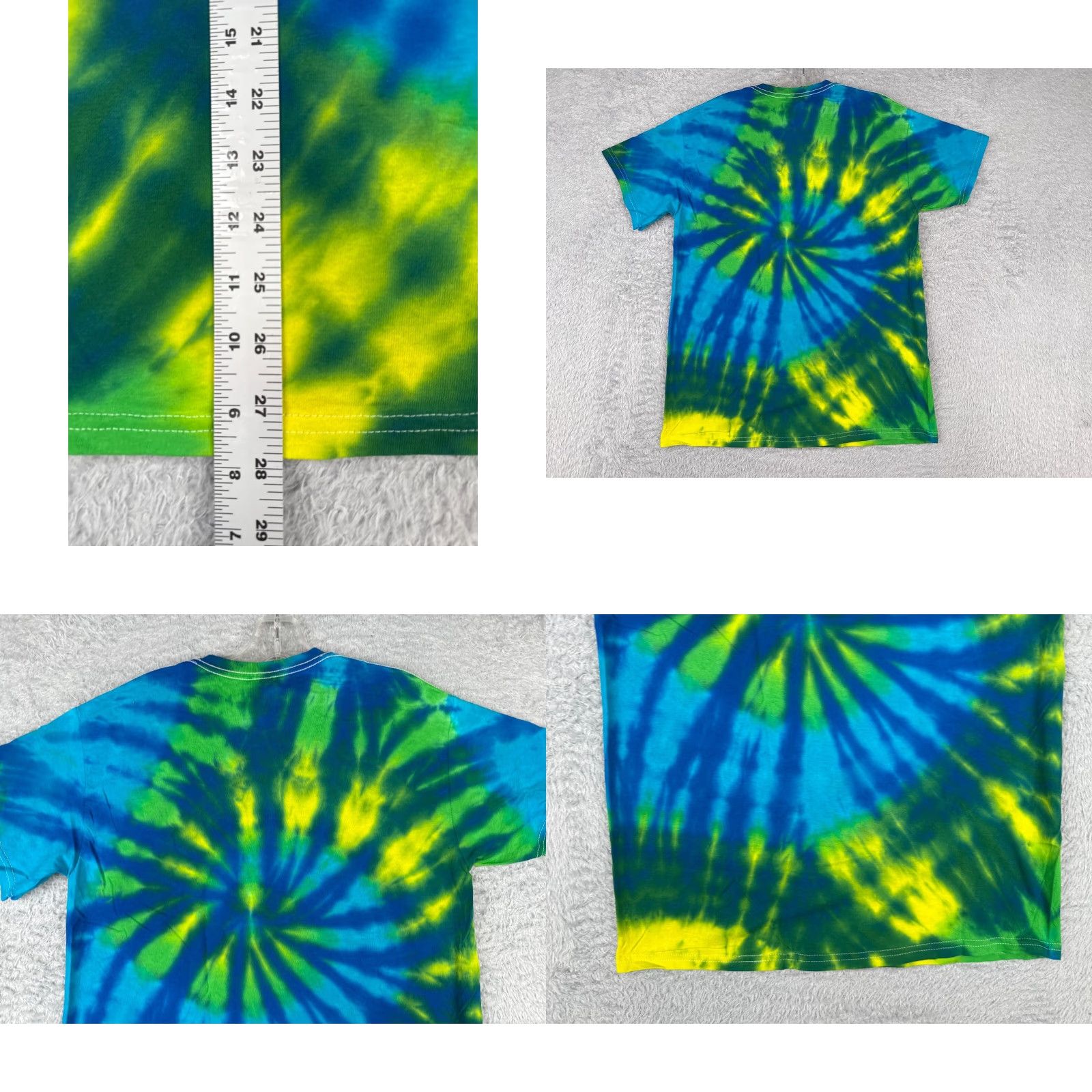 Vintage Indy 500 Indycar Shirt Adult Medium Green Blue Tie Dye 108th 100% Cotton Size US M / EU 48-50 / 2 - 9 Thumbnail