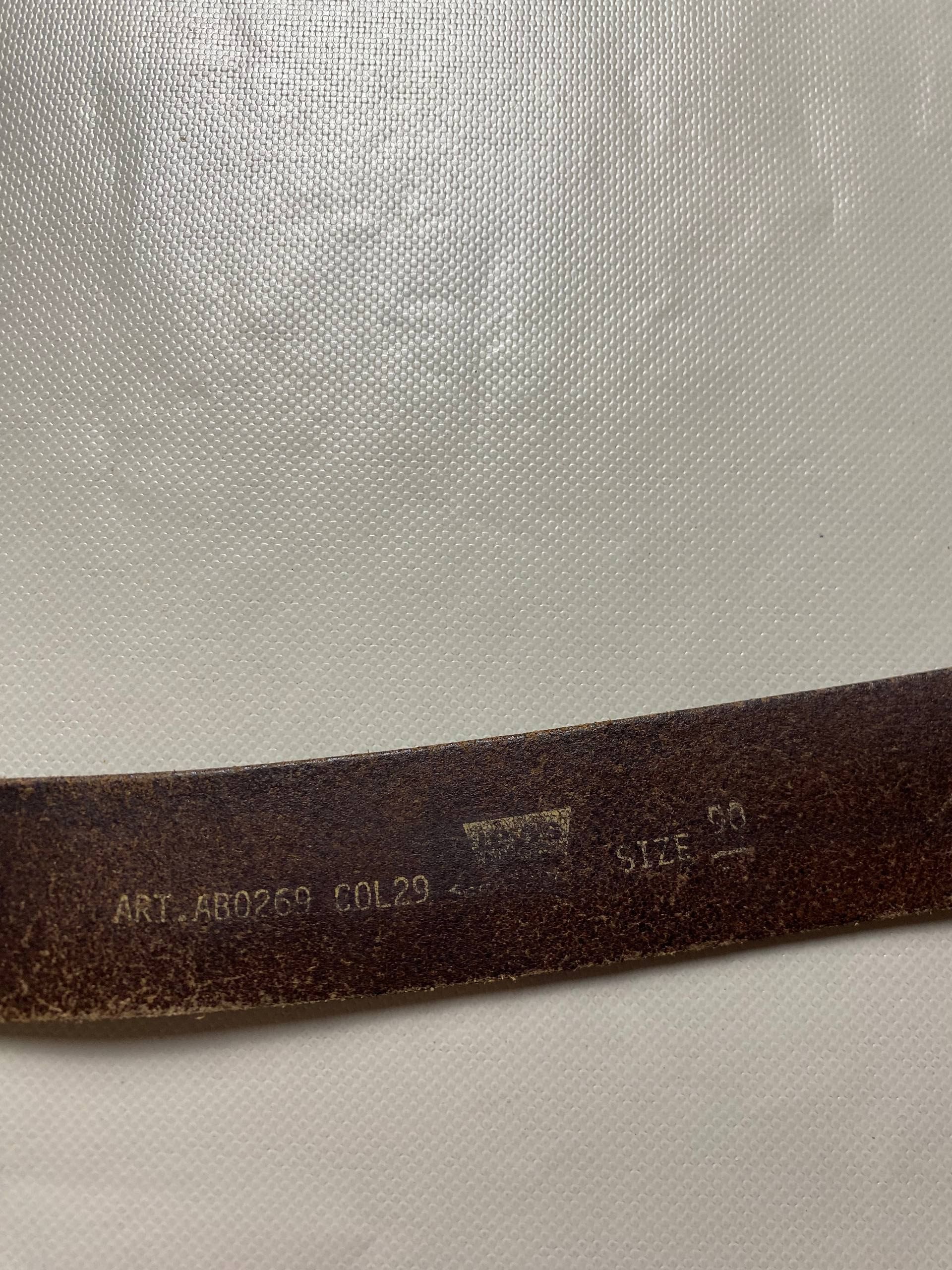 Levi's Levis Vintage 90s Leather Belt Size ONE SIZE - 7 Thumbnail