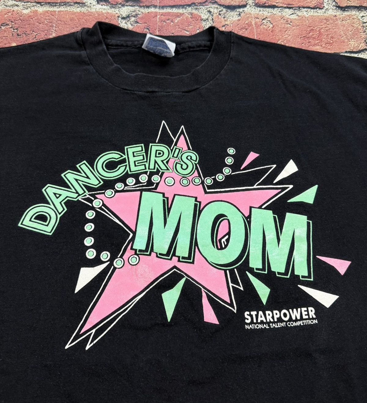 Hanes Vintage DANCER’S MOM Starpower Talent Competition Tee 90s Size US XXL / EU 58 / 5 - 2 Thumbnail