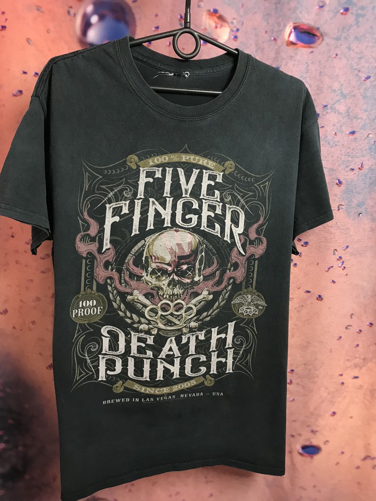 Band Tees × Vintage Vintage fife finger death punch band rock tee Size US M / EU 48-50 / 2 - 2 Thumbnail