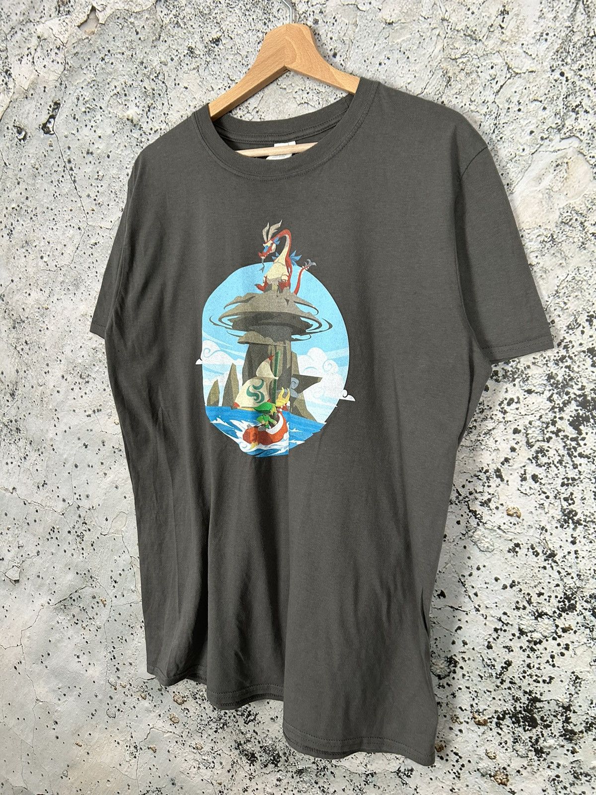 Anime The Legend Of Zelda Graphic Tee Game Anime Promo Retro Hype Size US L / EU 52-54 / 3 - 2 Thumbnail