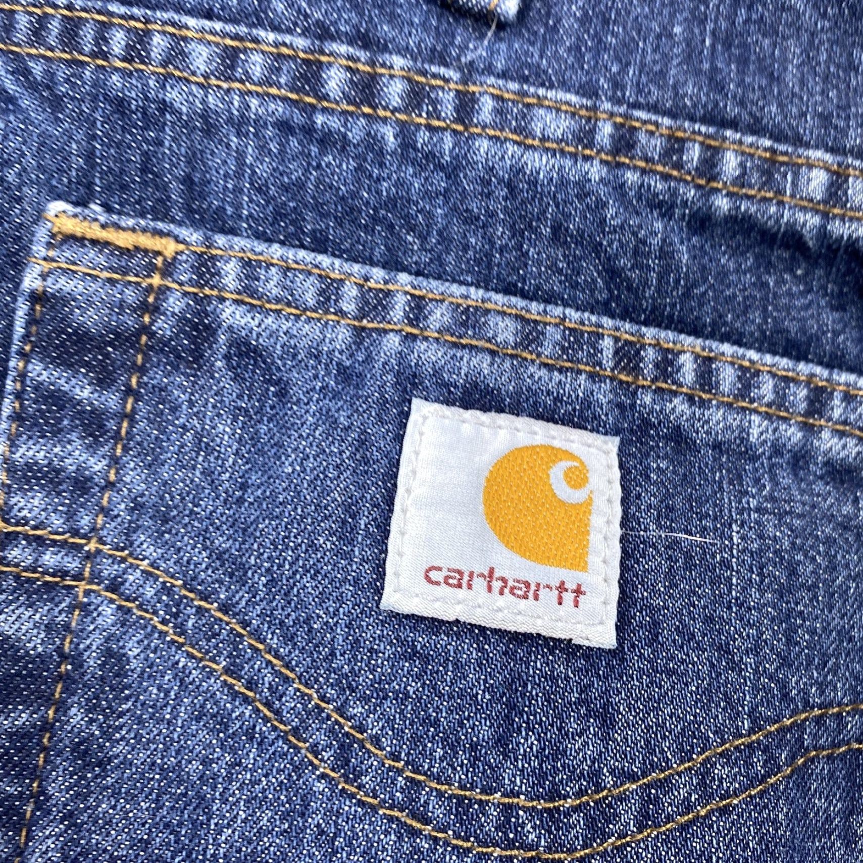 Carhartt Carhartt Jeans Mens 36x30 Blue Relaxed Straight Leg Flannel Lined Insulated Denim Workwear Winter Mens Size US 36 / EU 52 - 4 Thumbnail