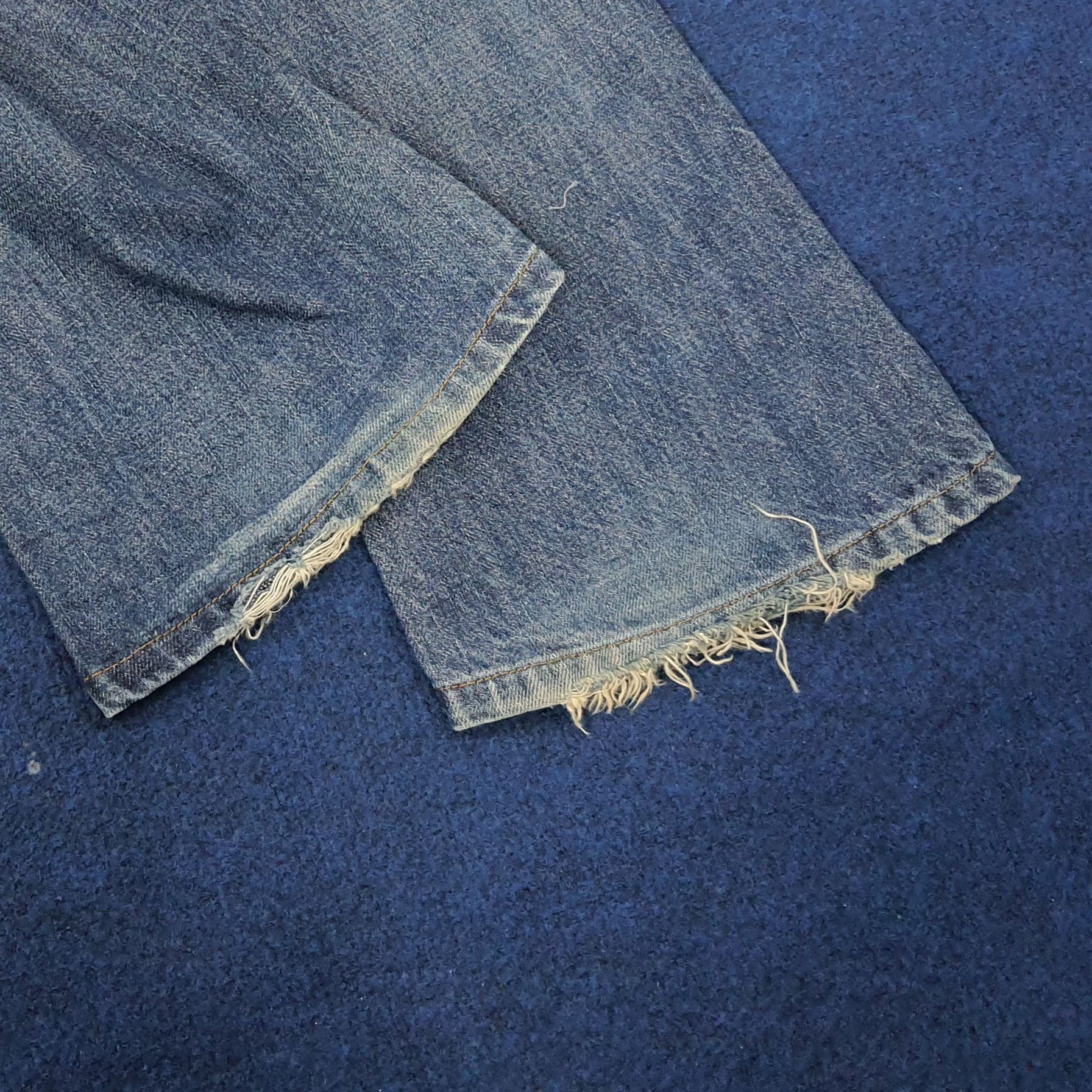 Hysteric Glamour Vintage Hysterics Raider Flare Custom Logo Jeans C265N8 Size US 29 - 4 Thumbnail