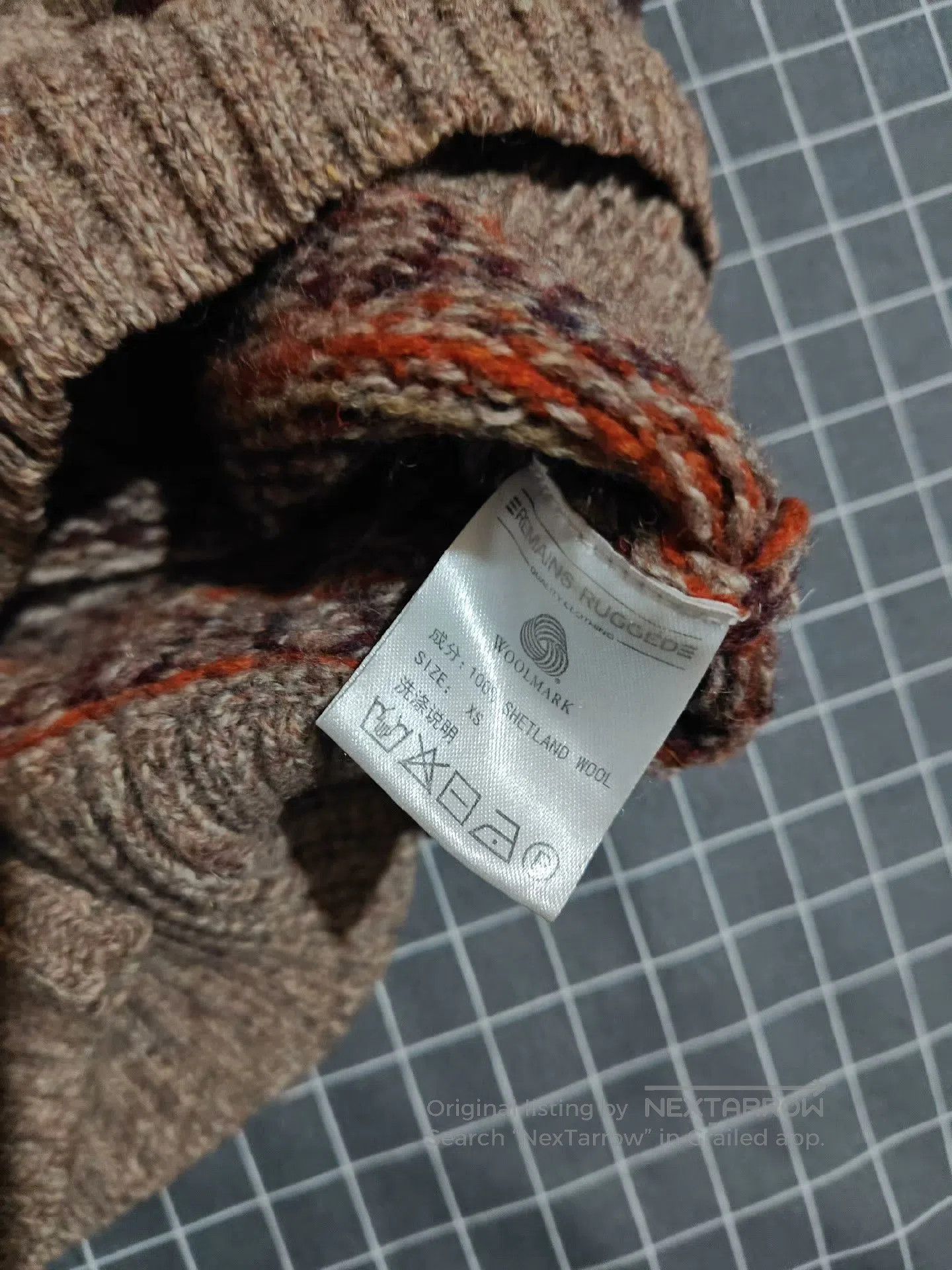 Vintage Fair Isle Vintage Shetland Wool Sweater. Size US M / EU 48-50 / 2 - 7 Thumbnail