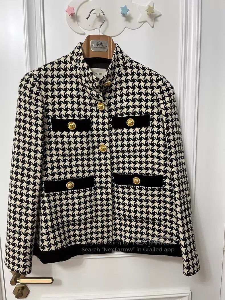 Gucci Gucci Bird check coat Size S / US 4 / IT 40 - 1 Thumbnail
