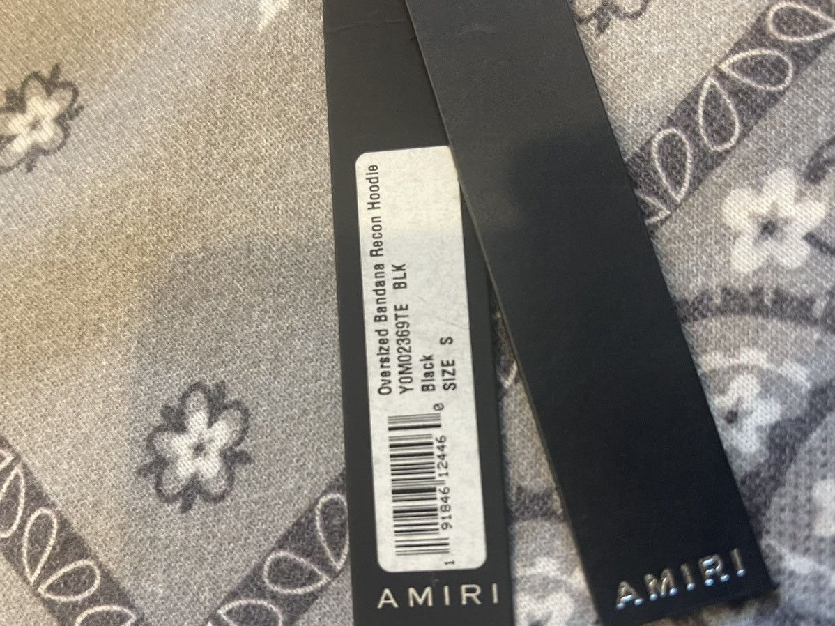 Amiri Amiri Oversized Bandana Recon Hoodie S Size US S / EU 44-46 / 1 - 11 Thumbnail