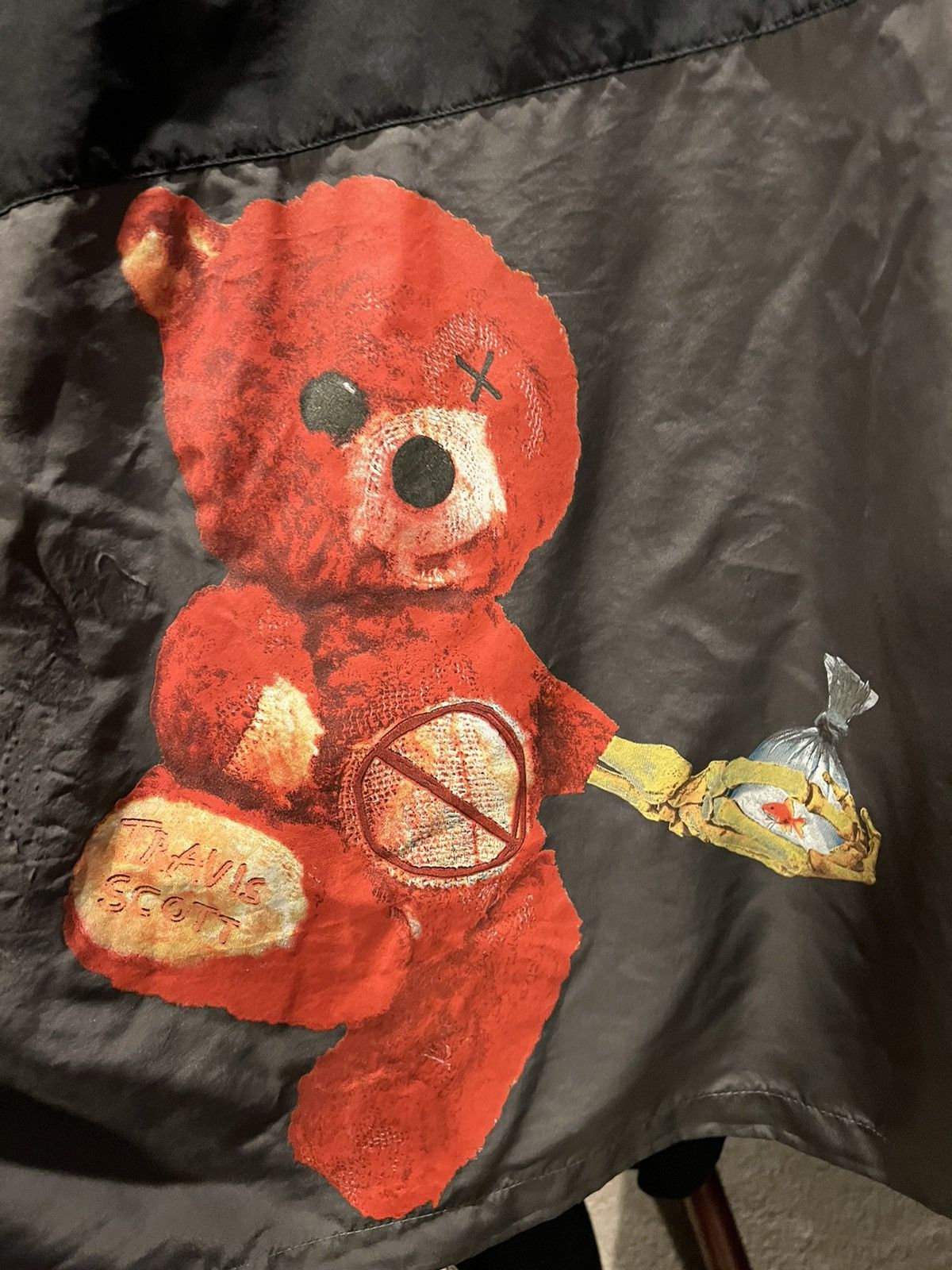 Travis Scott bear n goldfish windbreaker WISH YOU WERE HERE ASTROWORLD Size US S / EU 44-46 / 1 - 5 Thumbnail