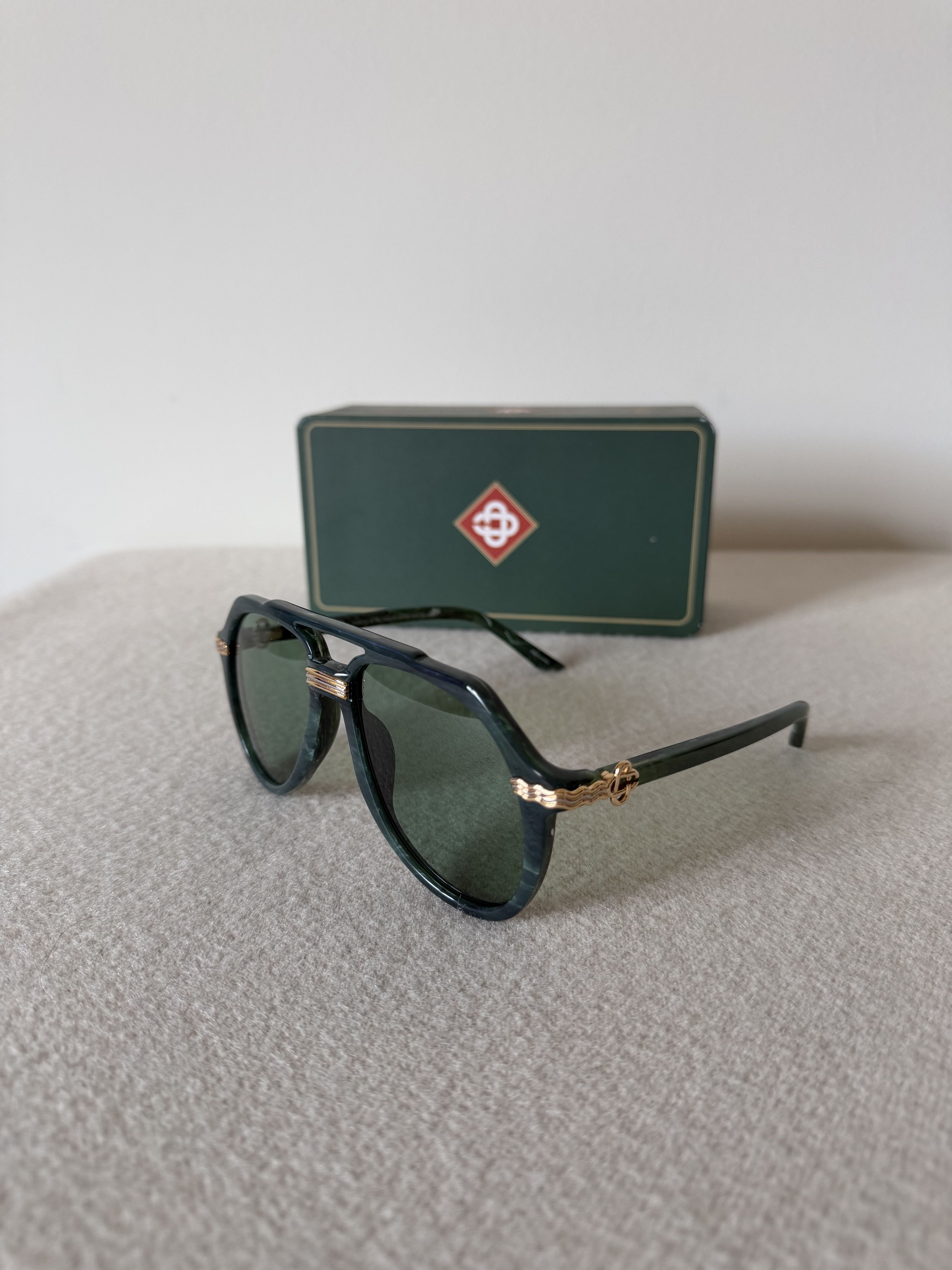 Casablanca Casablanca Rajio Sunglasses in Green Size ONE SIZE - 2 Thumbnail