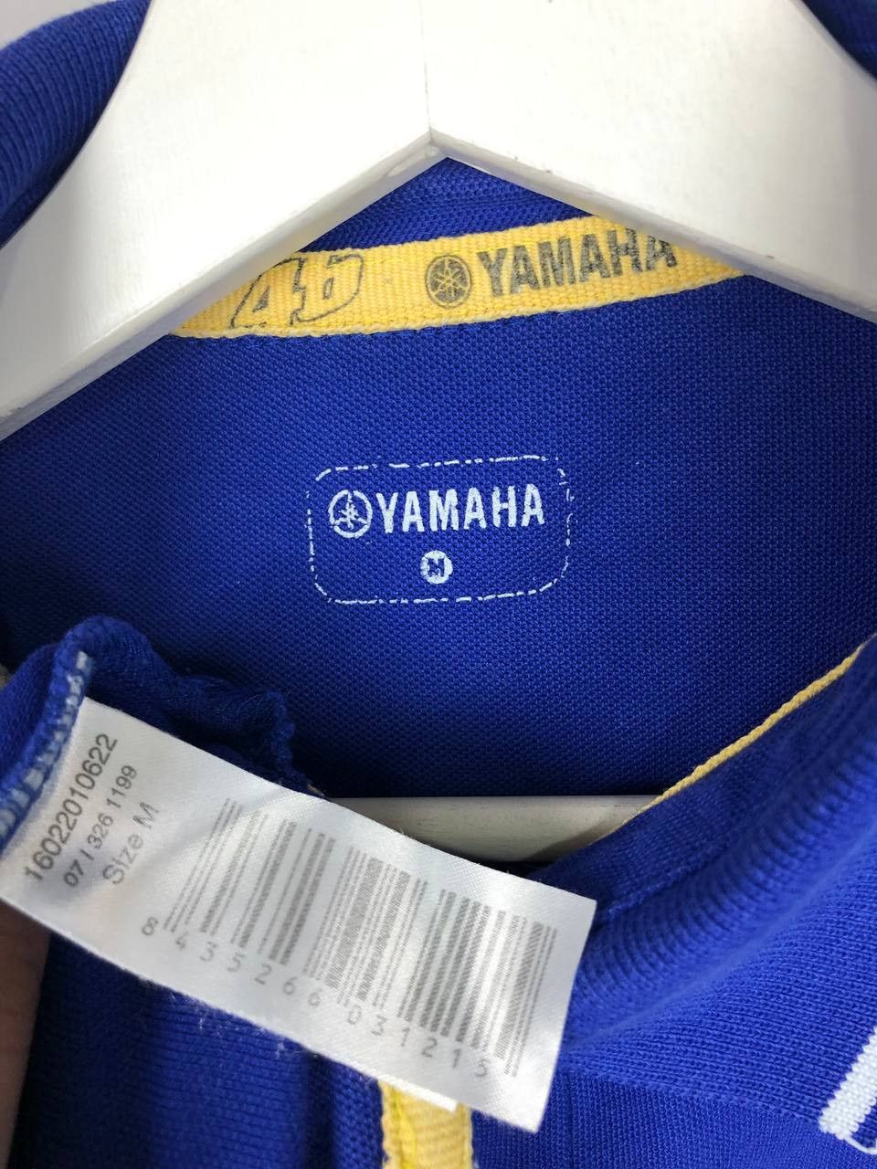 Yamaha YAMAHA RACING POLO T-SHIRT VALE 46 BLUE SIZE M Size US M / EU 48-50 / 2 - 8 Thumbnail