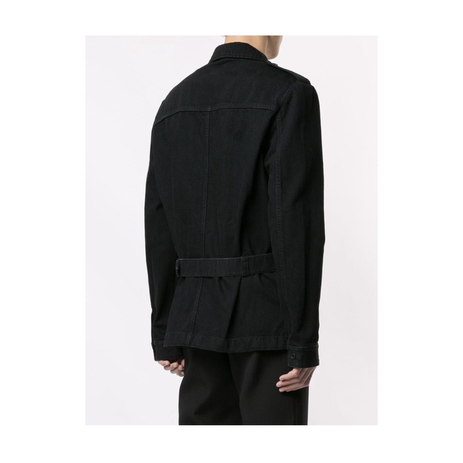 Saint Laurent Paris Saint Laurent Saharienne Denim Jacket Size US M / EU 48-50 / 2 - 4 Thumbnail