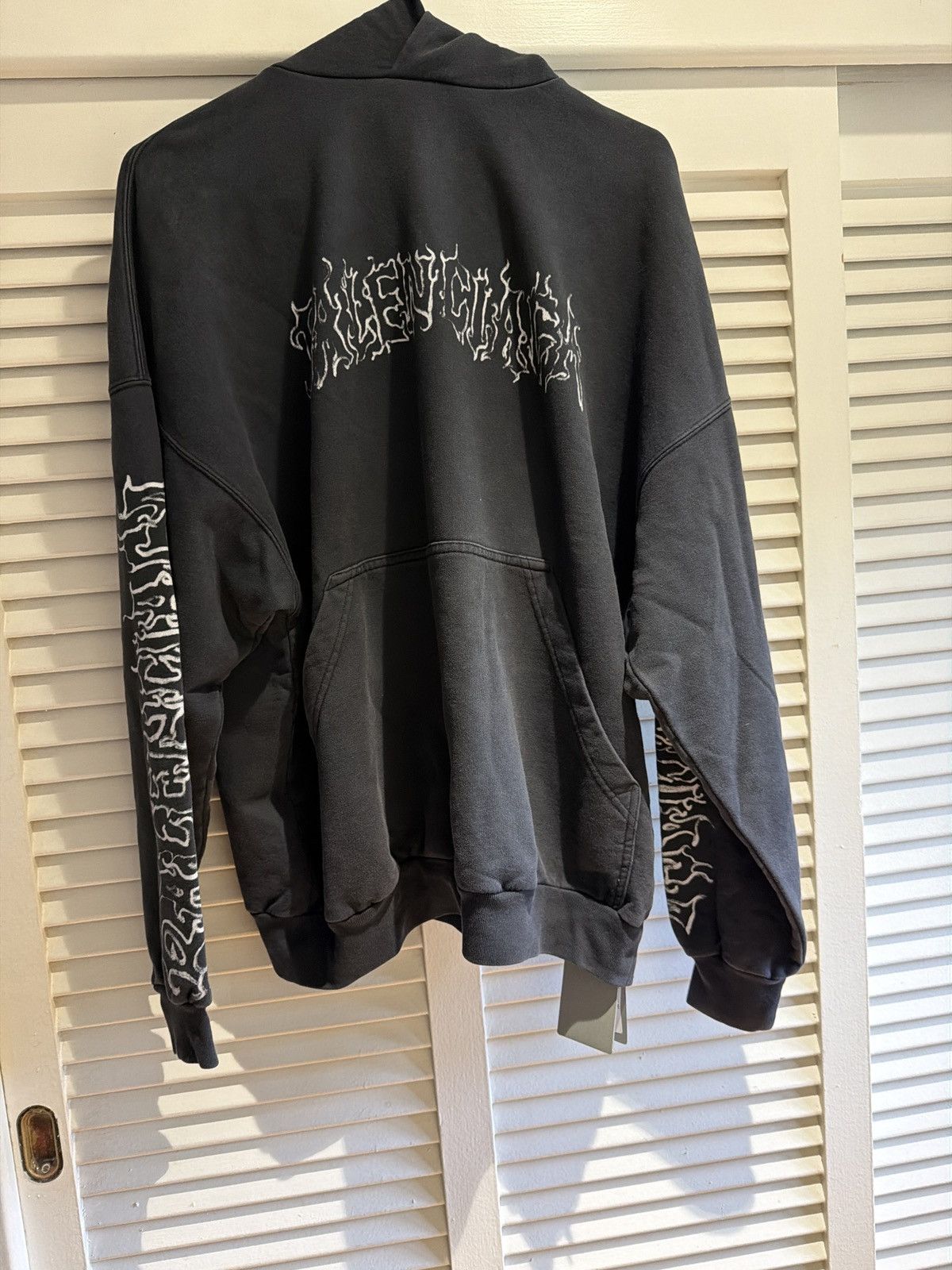 Balenciaga Balenciaga diy metal outline hoodie | Grailed