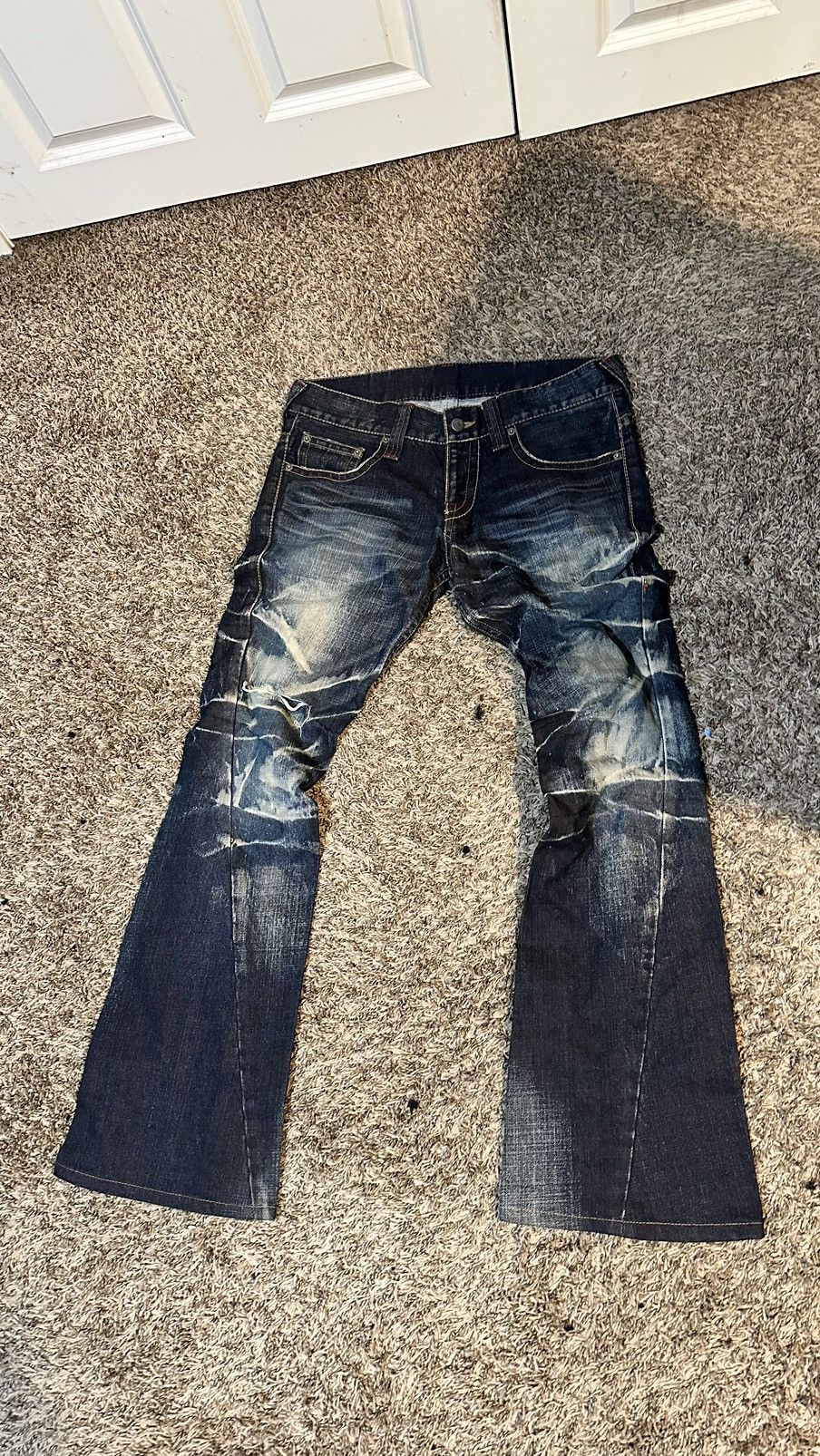 Image of Vintage Tornado Mart Jeans in Blue, Men's (Size 34)