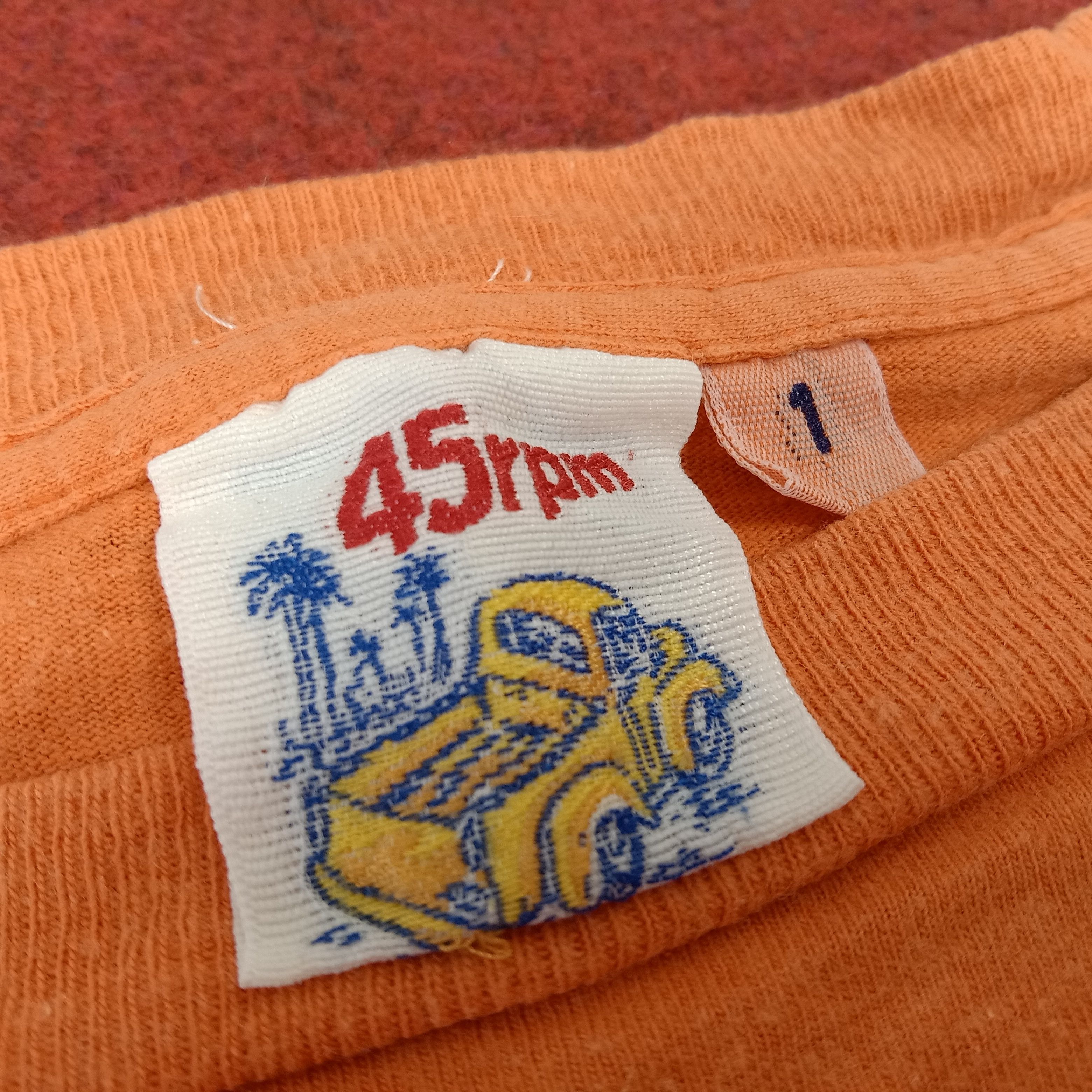 45rpm × Japanese Brand × Vintage 45RPM Japanese Brand Streetwear Style Tshirt Size US XS / EU 42 / 0 - 5 Thumbnail