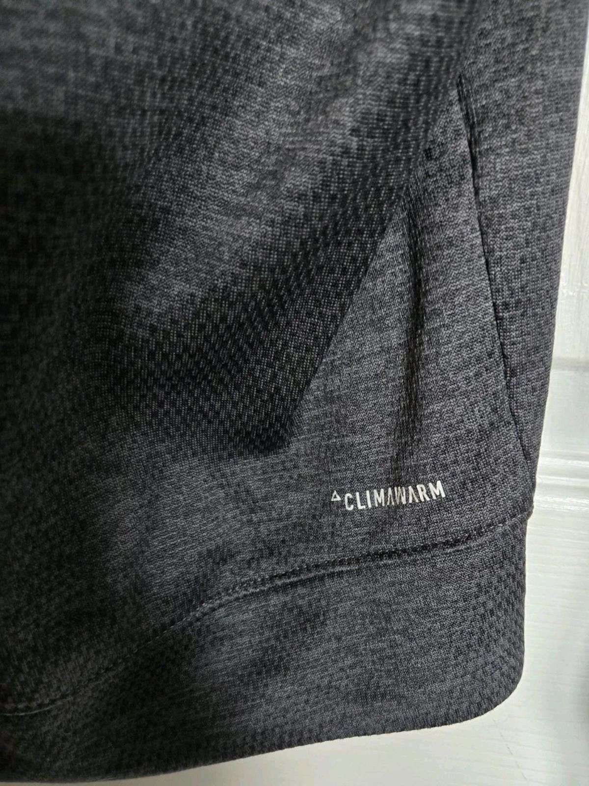 Adidas Adidas Mens Pullover Hoodie Climawarm Hood Sweatshirt Gray S Size US S / EU 44-46 / 1 - 6 Thumbnail