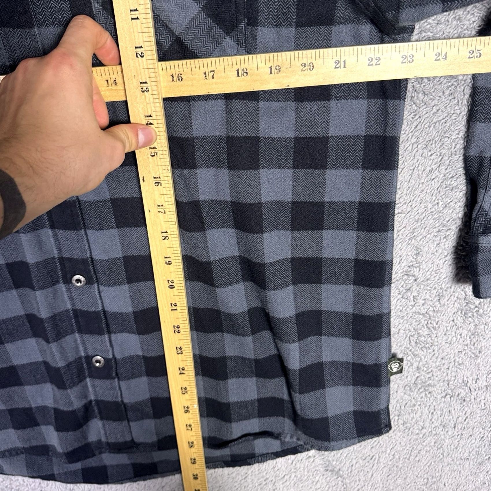 Vintage Howler Bros Flannel Shirt - Mens L Buffalo Plaid - Outdoor Workwear Button Up Size US L / EU 52-54 / 3 - 6 Thumbnail