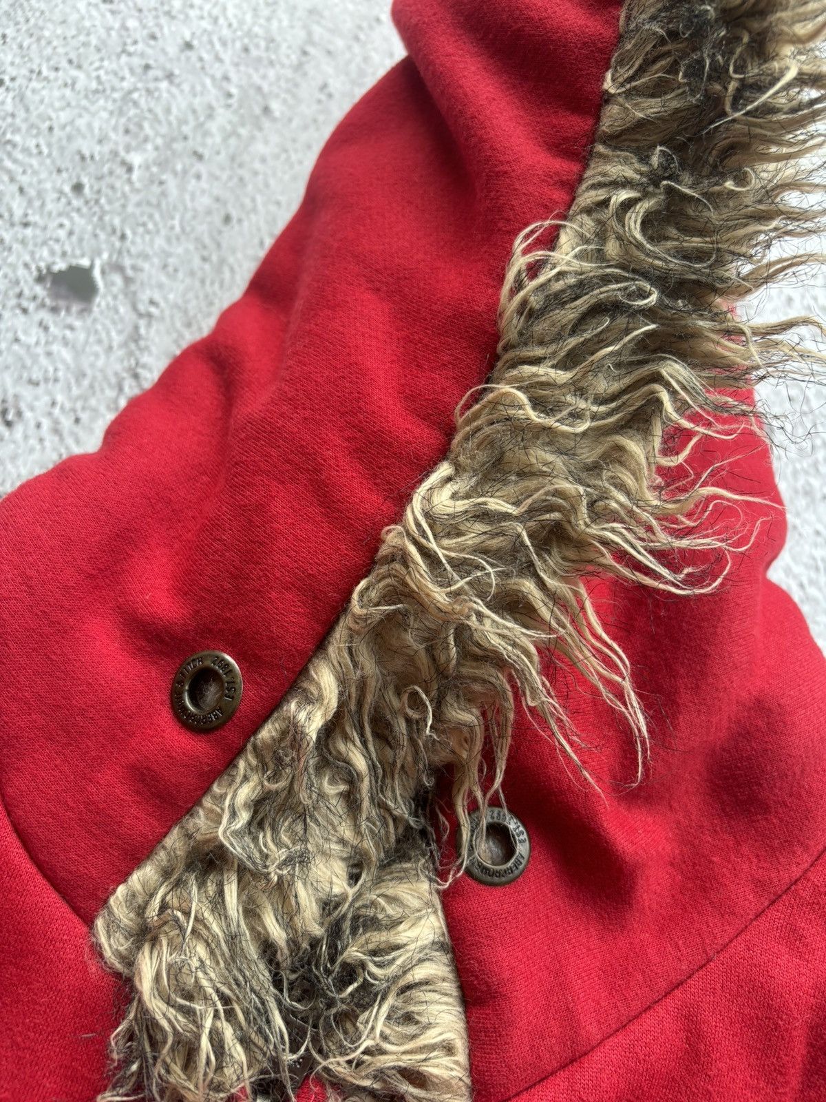 If Six Was Nine Y2k Abercrombie Punk Style Fur Hoodie Size US M / EU 48-50 / 2 - 5 Thumbnail