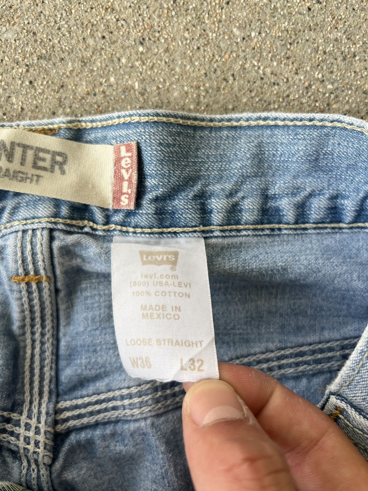 Levi's Vintage L. Indigo Levi’s Carpenter Loose Fit Pants Sz. 36x32 Size US 36 / EU 52 - 4 Thumbnail